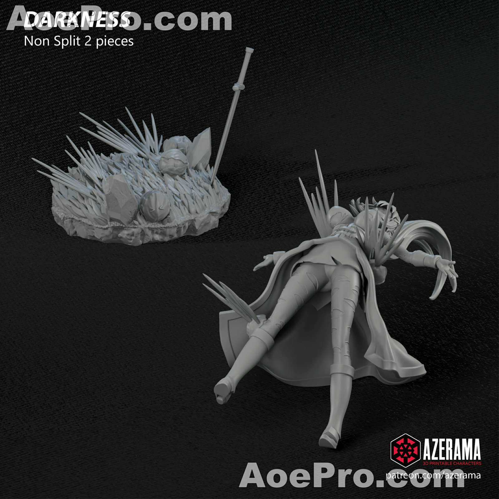 图片[8]|Azerama - Darkness KonoSuba – 3D PRINTABLE Figure STL - NXlfB1|NXlfB1