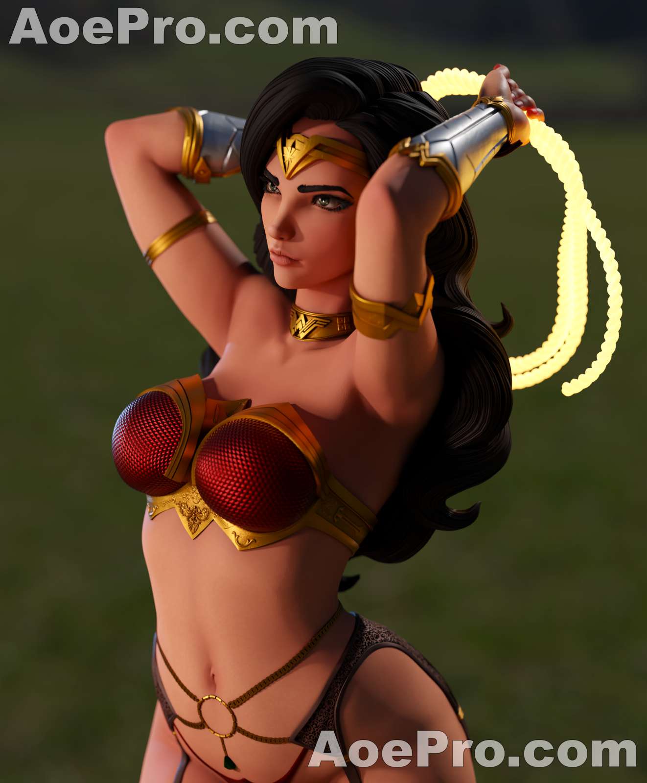 图片[2]|Momoji Wonder Woman – 3D Print Model 3D PRINTABLE Figure STL - NXlfB1|NXlfB1