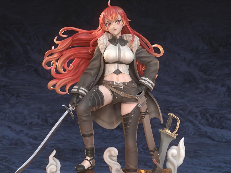 Neko Figurines - Eris Greyrat (Mushoku Tensei) – 3D PRINTABLE Figure STL - NXlfB1|NXlfB1