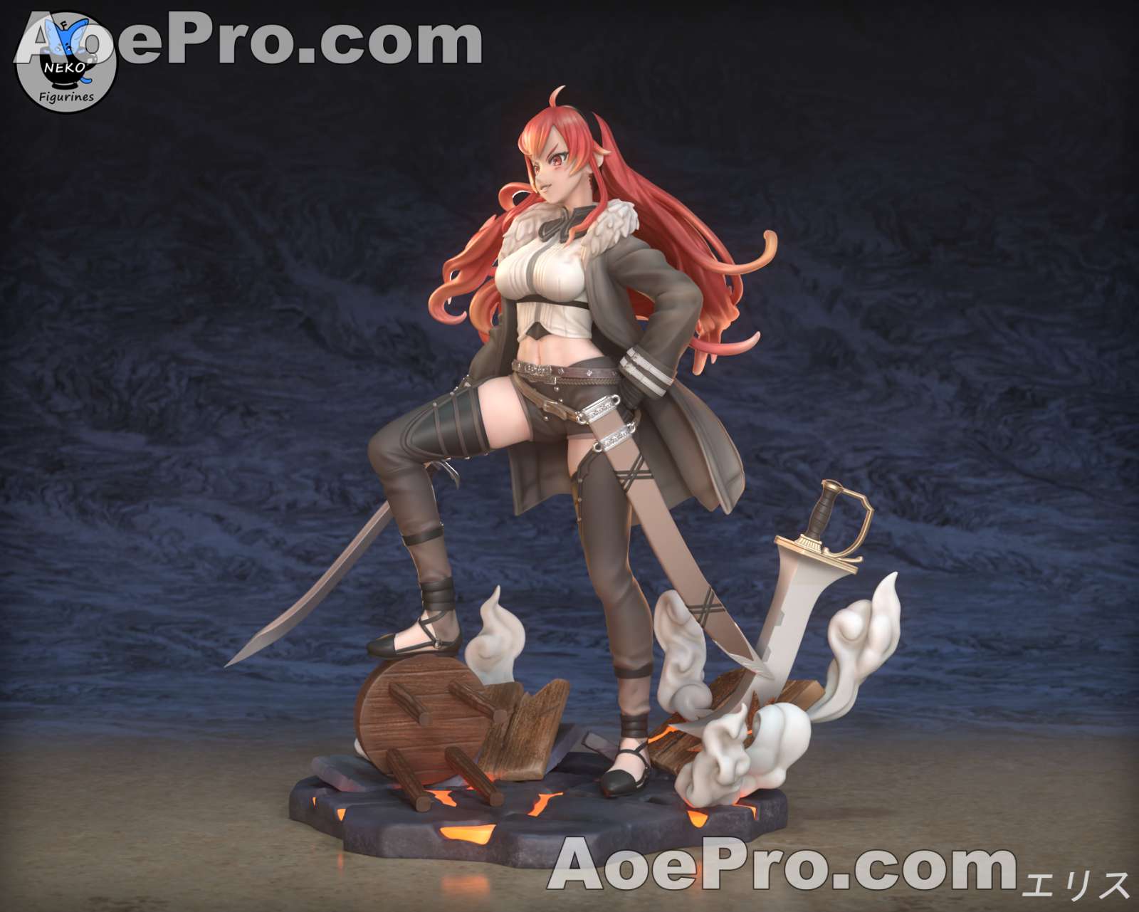 图片[4]|Neko Figurines - Eris Greyrat (Mushoku Tensei) – 3D PRINTABLE Figure STL - NXlfB1|NXlfB1