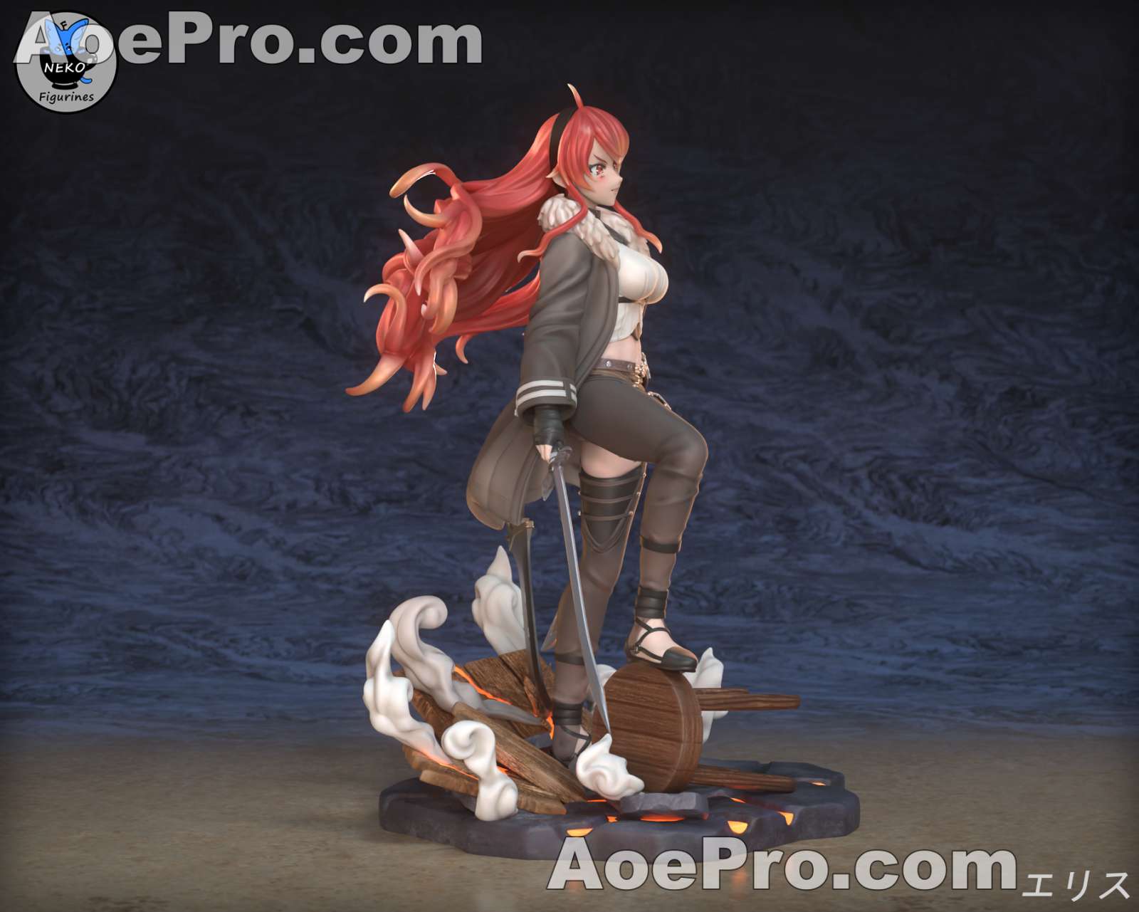 图片[6]|Neko Figurines - Eris Greyrat (Mushoku Tensei) – 3D PRINTABLE Figure STL - NXlfB1|NXlfB1