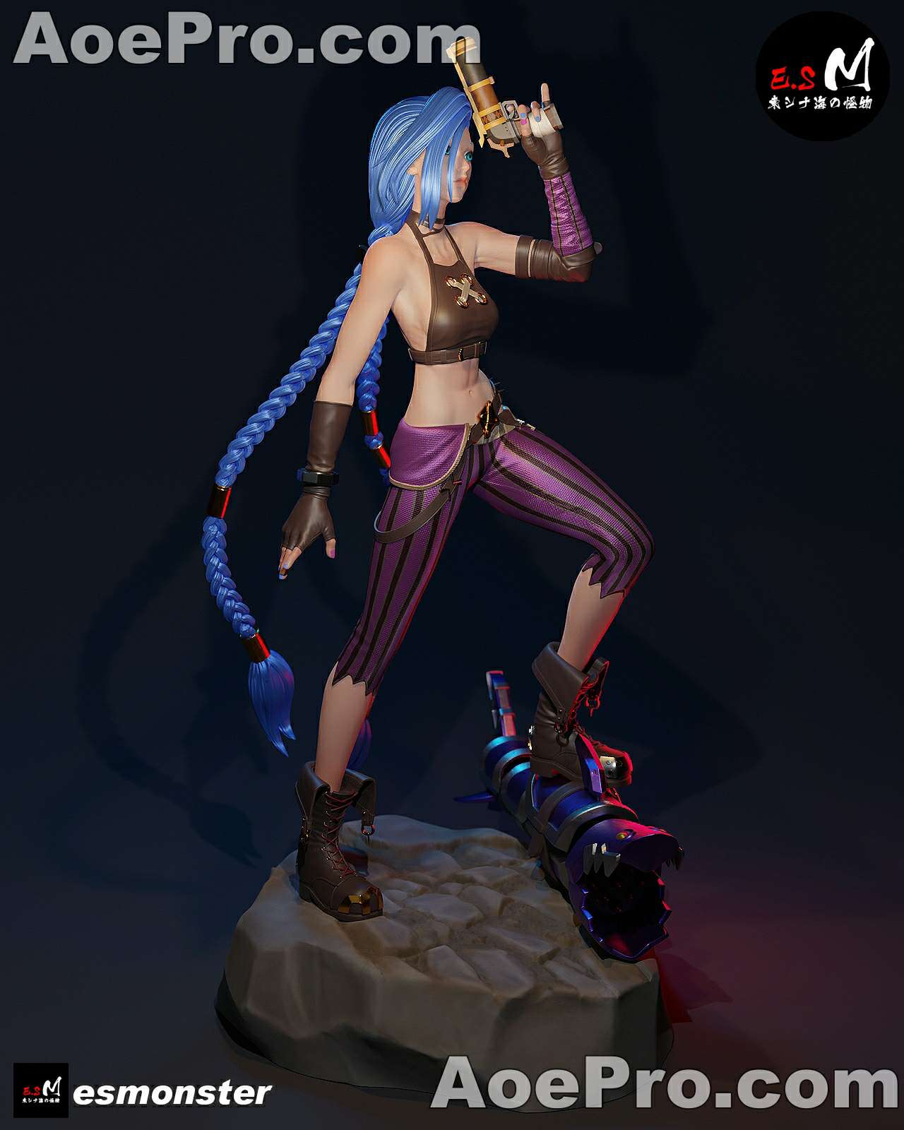 图片[2]|E.S Monster Jinx – 3D PRINTABLE Figure STL - NXlfB1|NXlfB1