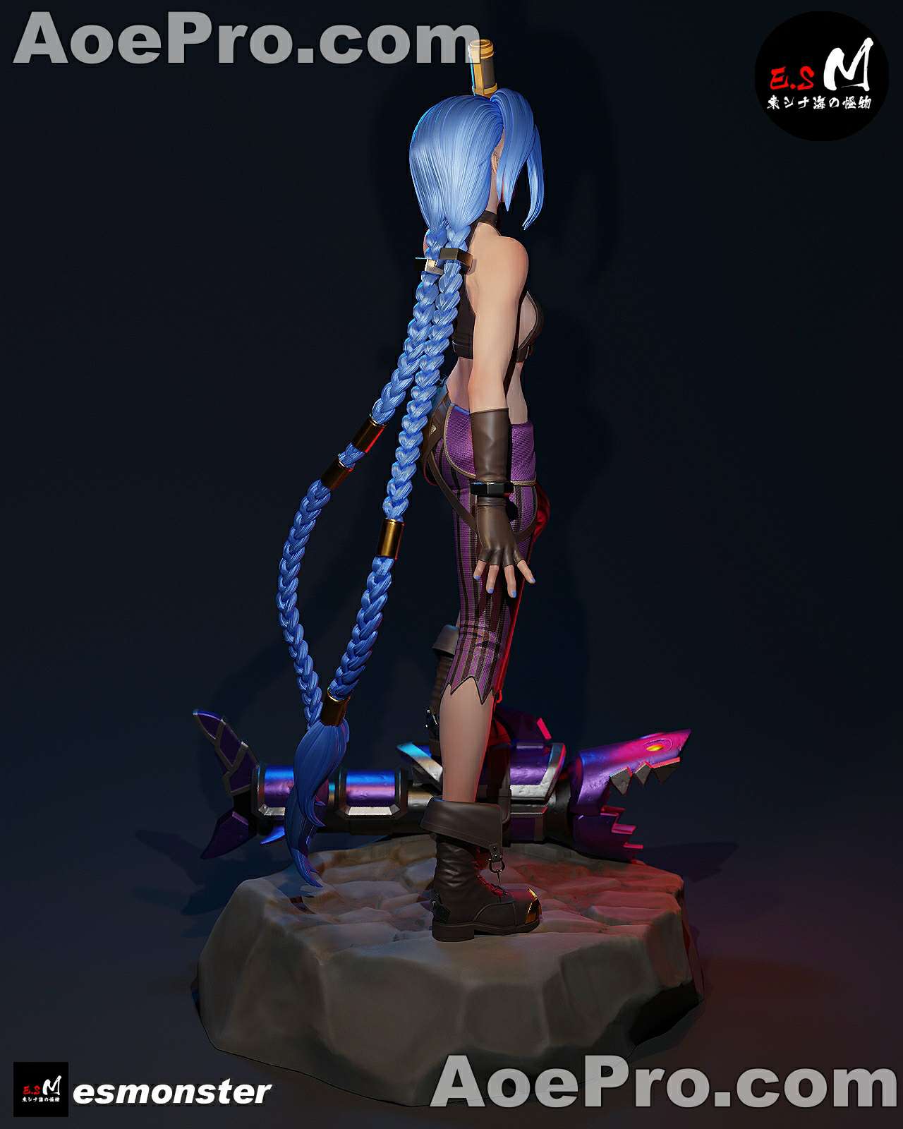 图片[3]|E.S Monster Jinx – 3D PRINTABLE Figure STL - NXlfB1|NXlfB1