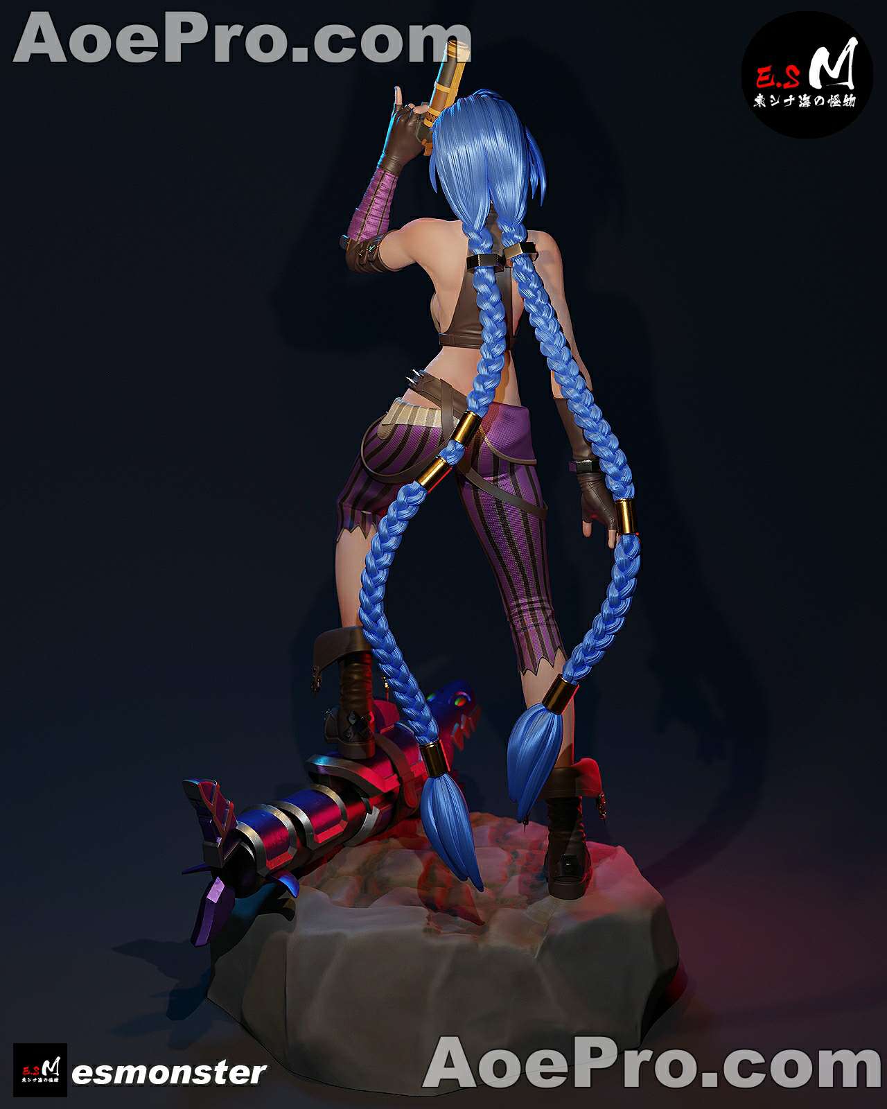 图片[4]|E.S Monster Jinx – 3D PRINTABLE Figure STL - NXlfB1|NXlfB1