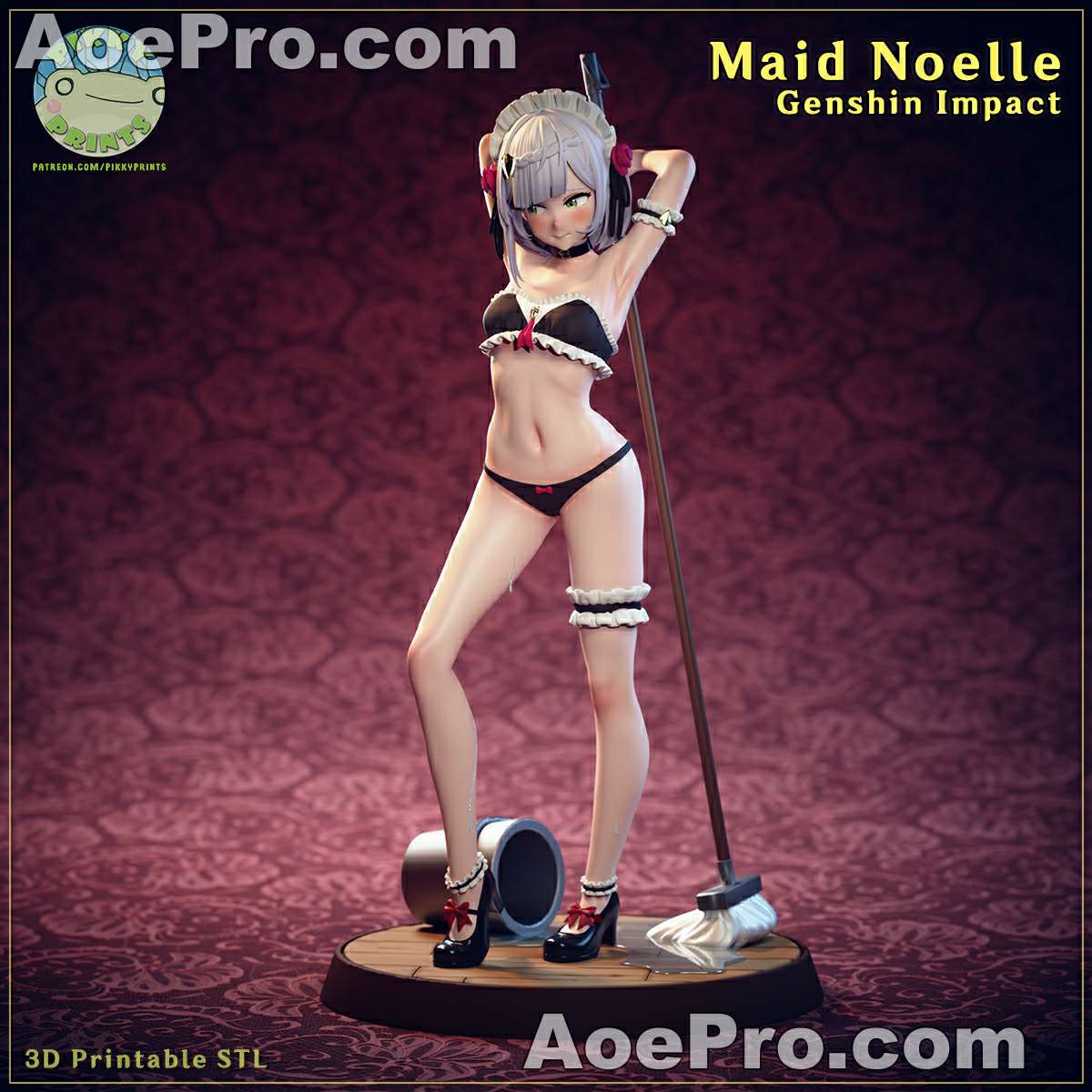 图片[3]|Pikky Prints - Maid Noelle – 3D Print Model Figure STL - NXlfB1|NXlfB1