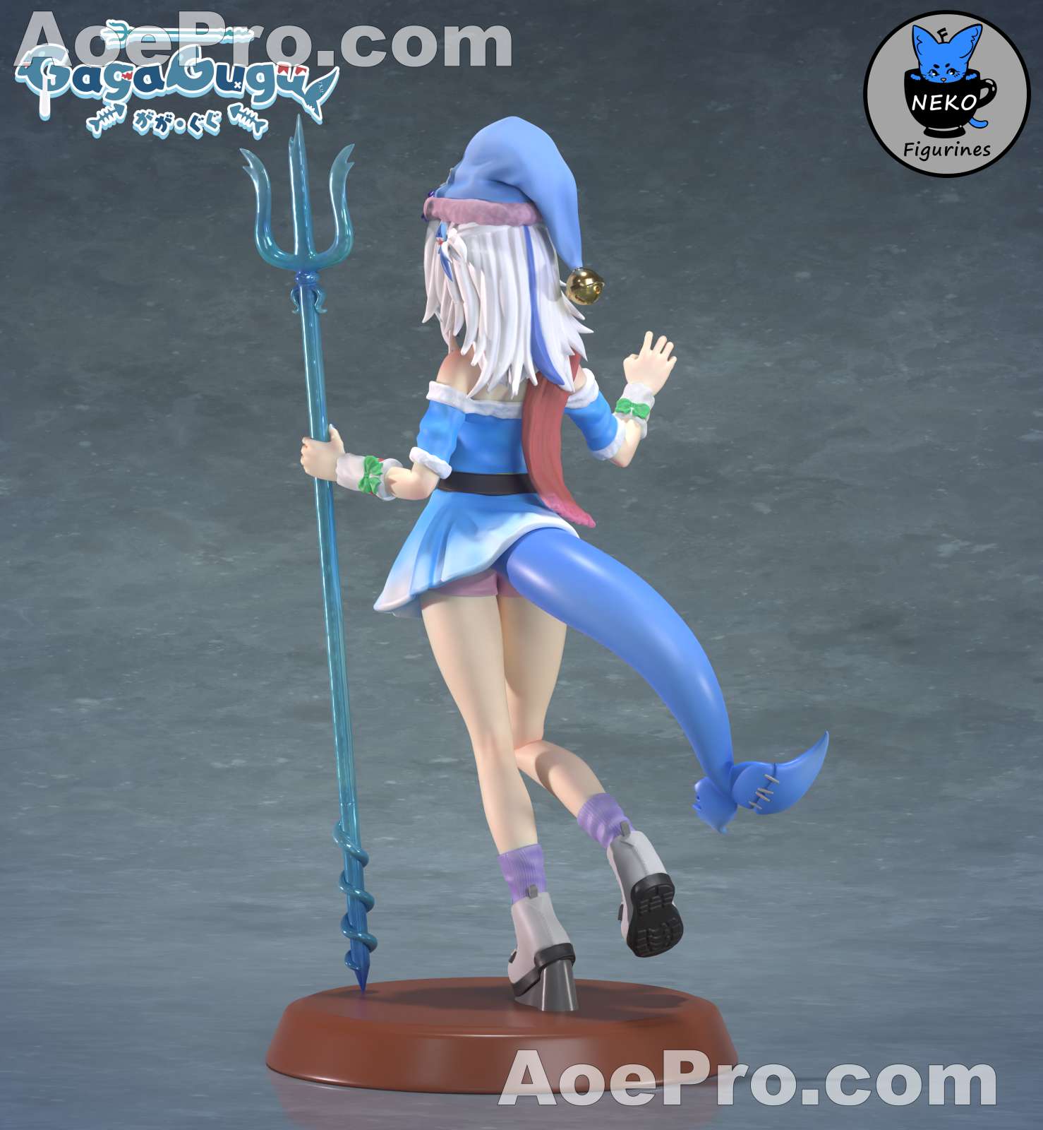 图片[3]|Gawr Gura Christmas (Hololive) – 3D PRINTABLE Figure STL - NXlfB1|NXlfB1