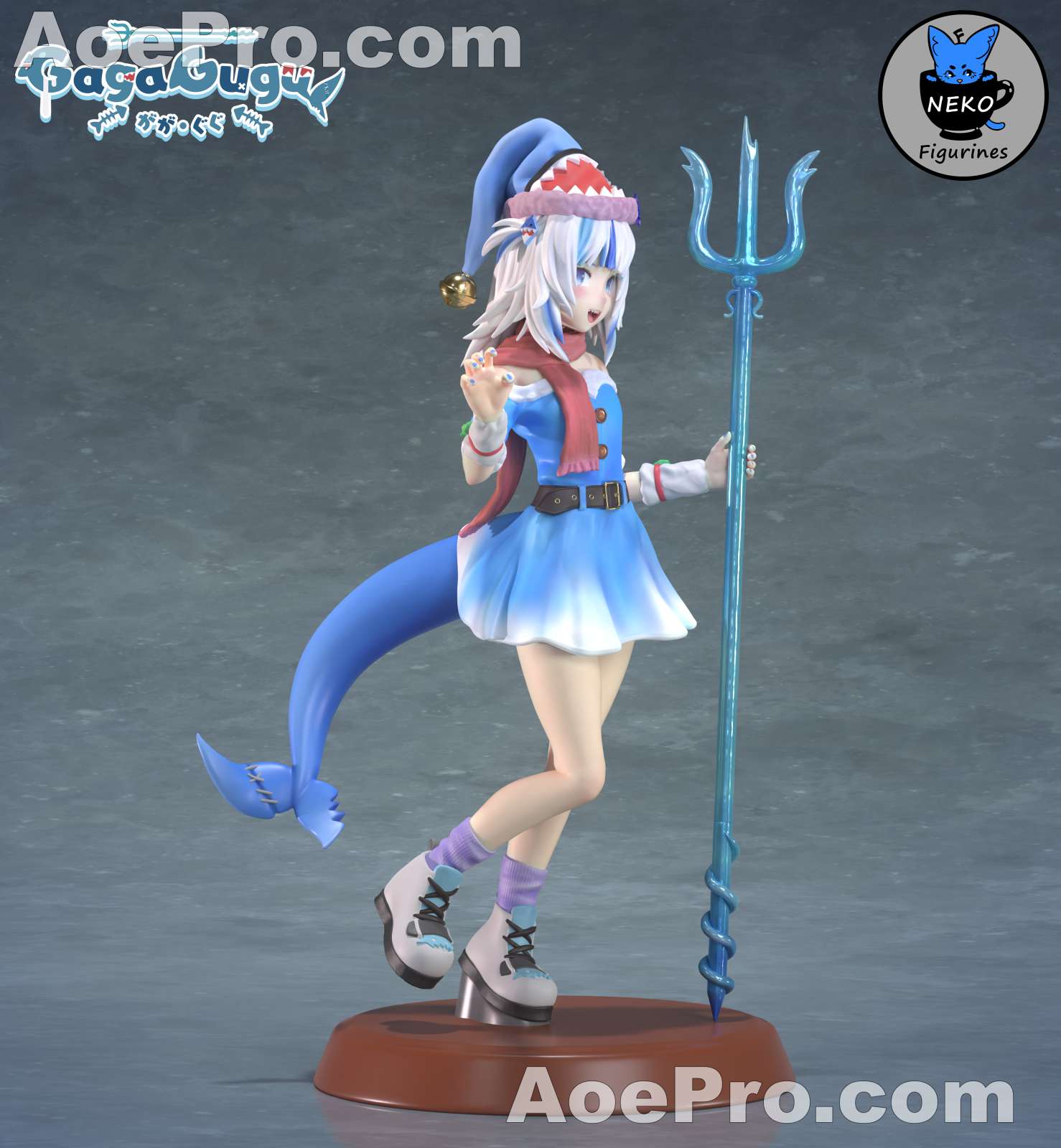 图片[4]|Gawr Gura Christmas (Hololive) – 3D PRINTABLE Figure STL - NXlfB1|NXlfB1