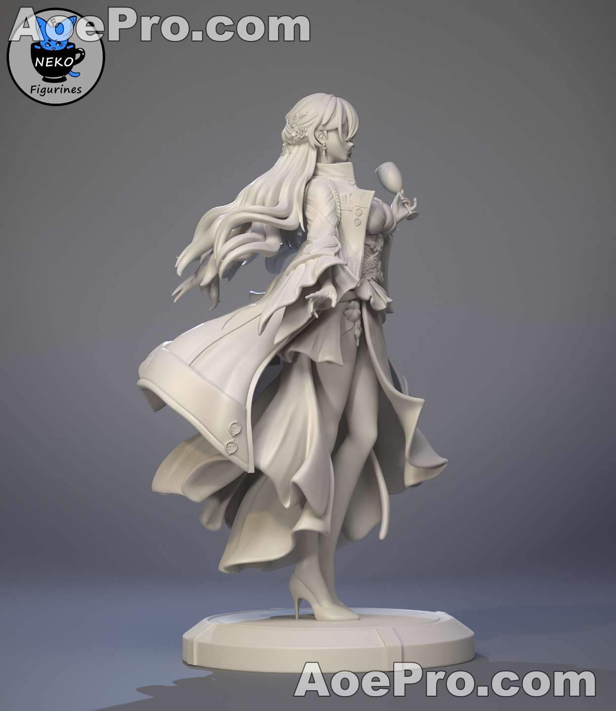 图片[2]|Neko Figurines Himeko – 3D PRINTABLE Figure STL - NXlfB1|NXlfB1