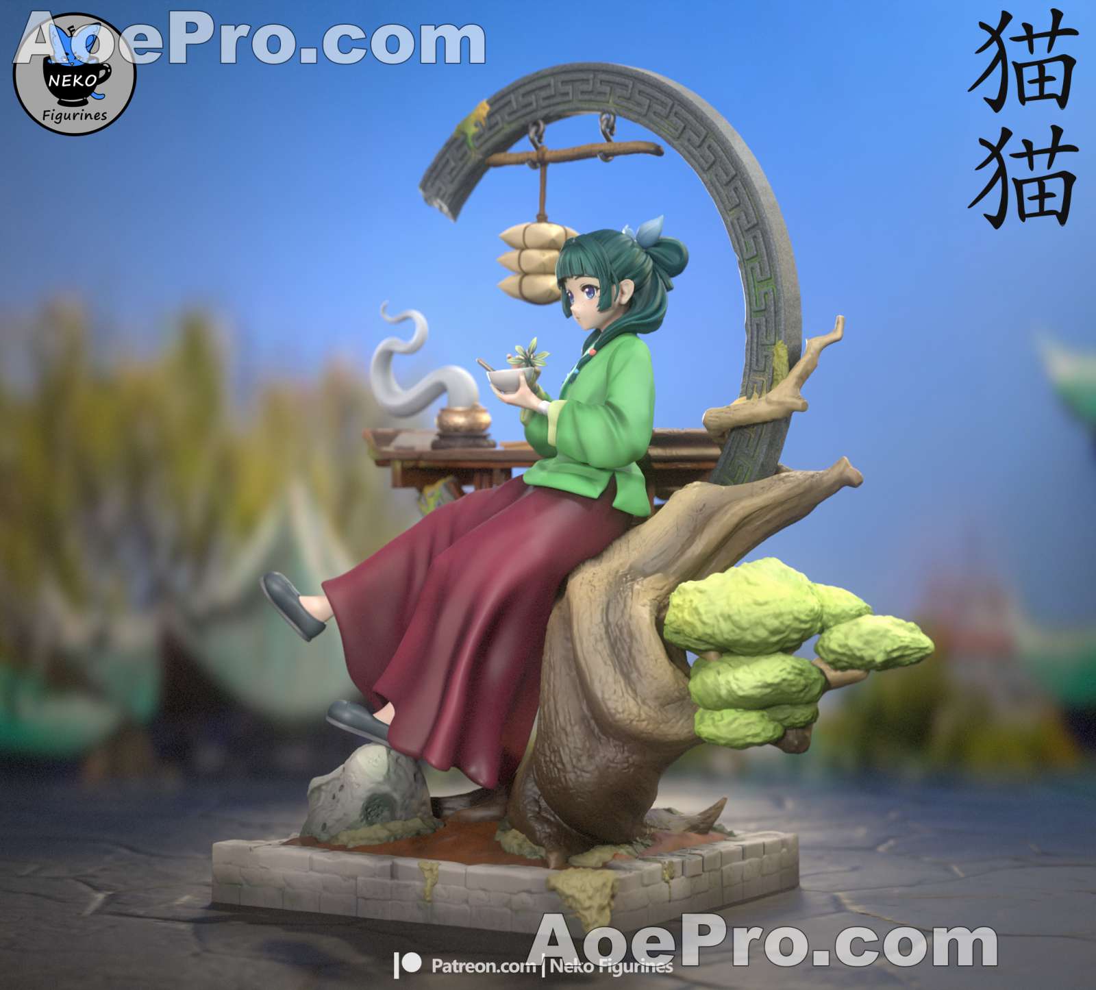 图片[4]|Neko Figurines Maomao (The Apothecary Diaries) – 3D PRINTABLE Figure STL - NXlfB1|NXlfB1