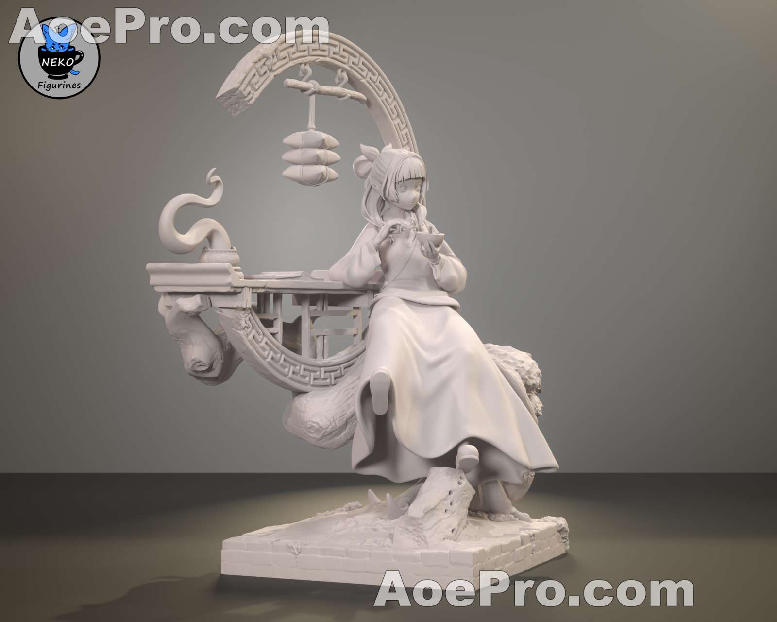 图片[6]|Neko Figurines Maomao (The Apothecary Diaries) – 3D PRINTABLE Figure STL - NXlfB1|NXlfB1