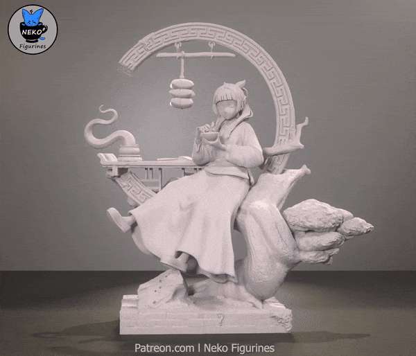 图片[9]|Neko Figurines Maomao (The Apothecary Diaries) – 3D PRINTABLE Figure STL - NXlfB1|NXlfB1