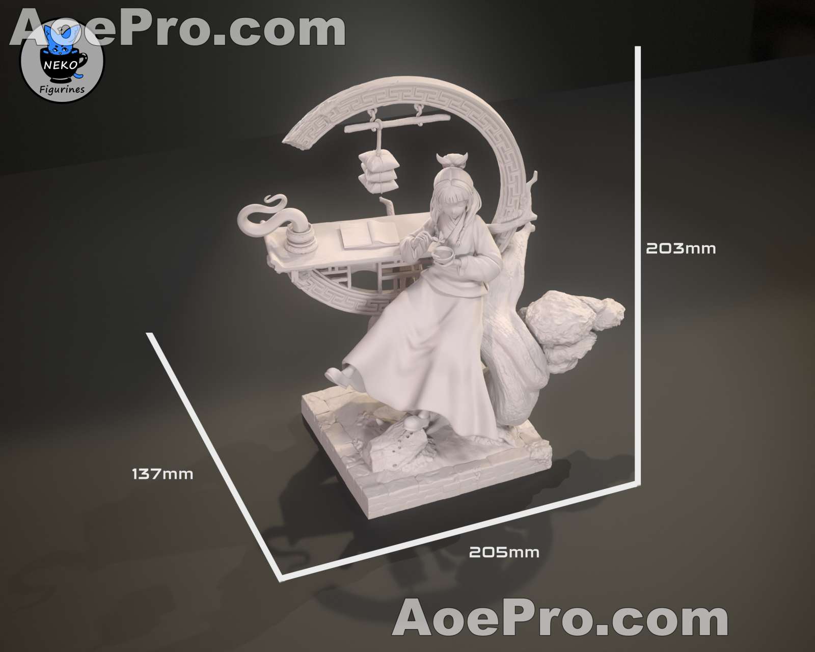 图片[10]|Neko Figurines Maomao (The Apothecary Diaries) – 3D PRINTABLE Figure STL - NXlfB1|NXlfB1