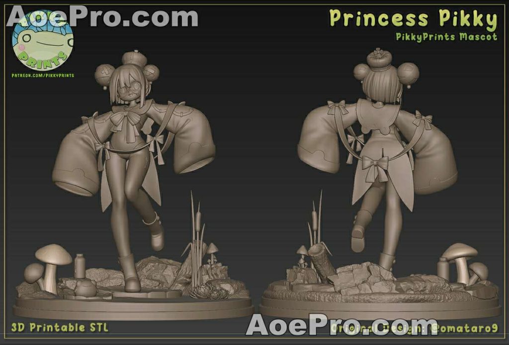 图片[8]|Pikky Prints - Pikky Princess – 3D PRINTABLE Figure STL - NXlfB1|NXlfB1