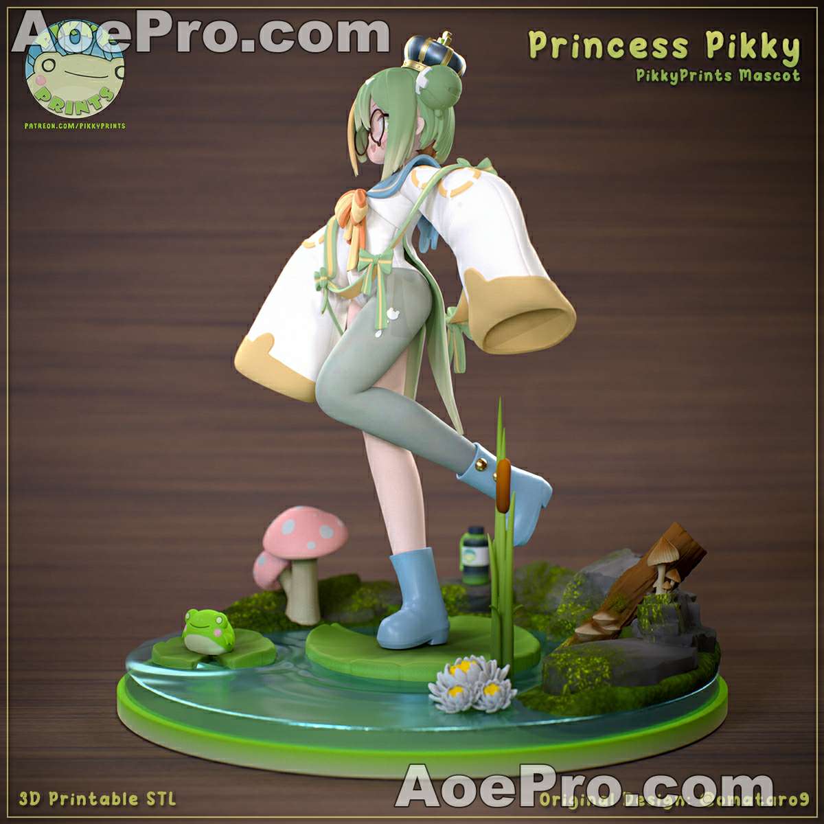 图片[3]|Pikky Prints - Pikky Princess – 3D PRINTABLE Figure STL - NXlfB1|NXlfB1