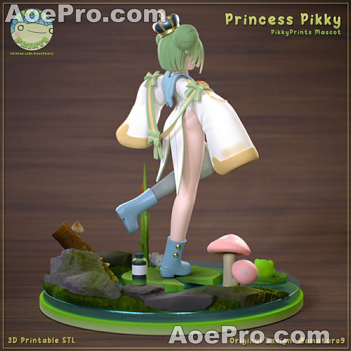 图片[4]|Pikky Prints - Pikky Princess – 3D PRINTABLE Figure STL - NXlfB1|NXlfB1