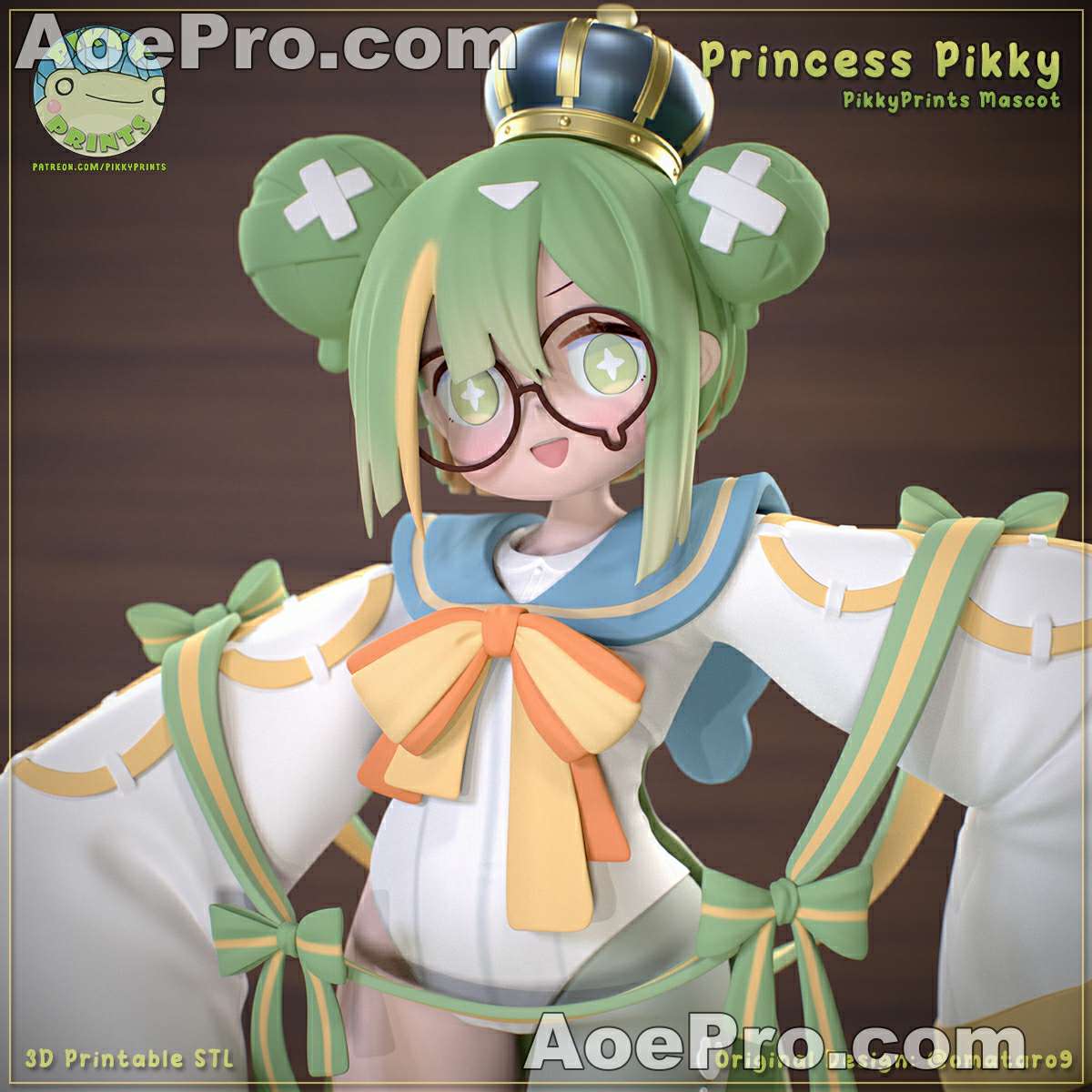 图片[5]|Pikky Prints - Pikky Princess – 3D PRINTABLE Figure STL - NXlfB1|NXlfB1