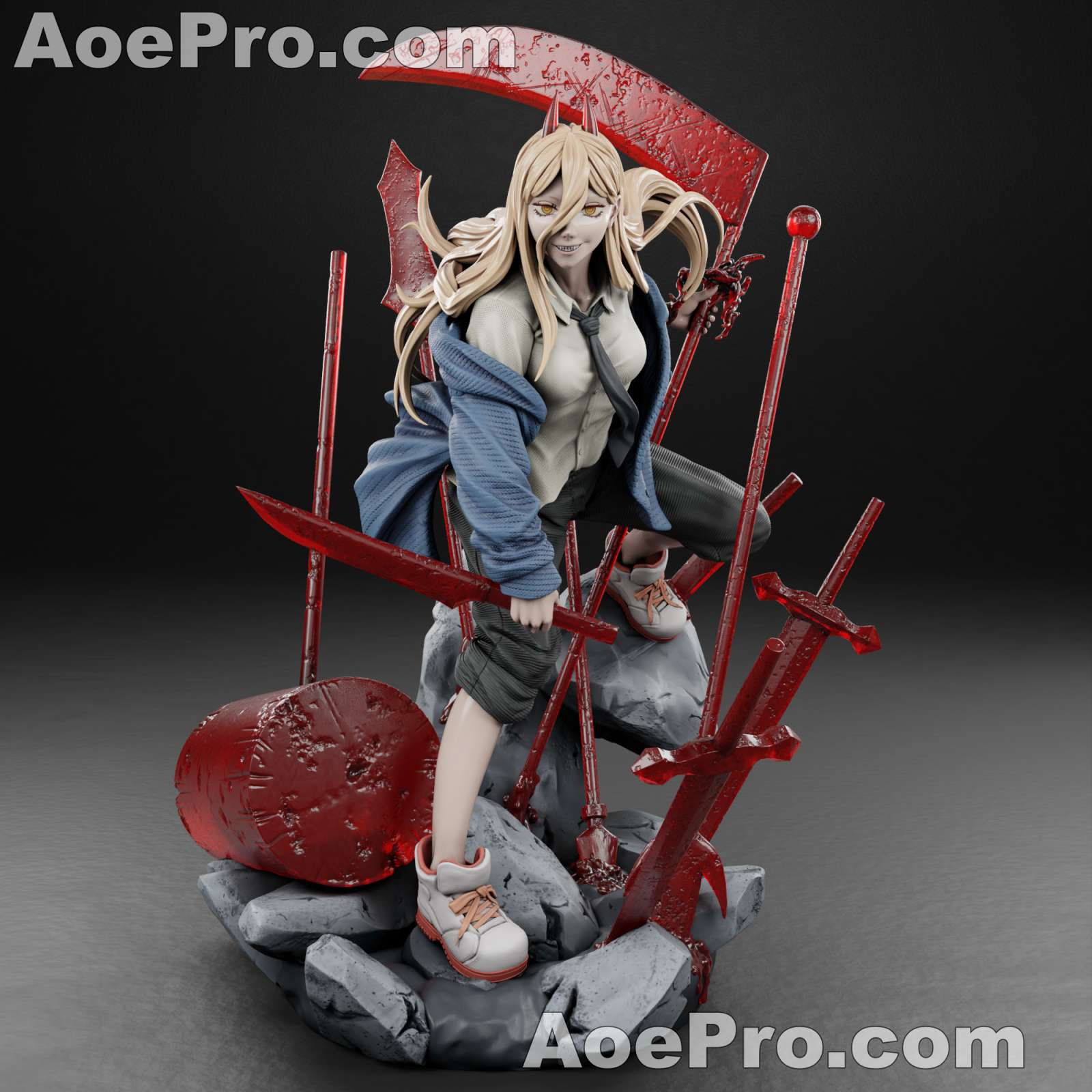 图片[1]|GR8 Power Chainsaw Man – 3D PRINTABLE Figure STL - NXlfB1|NXlfB1