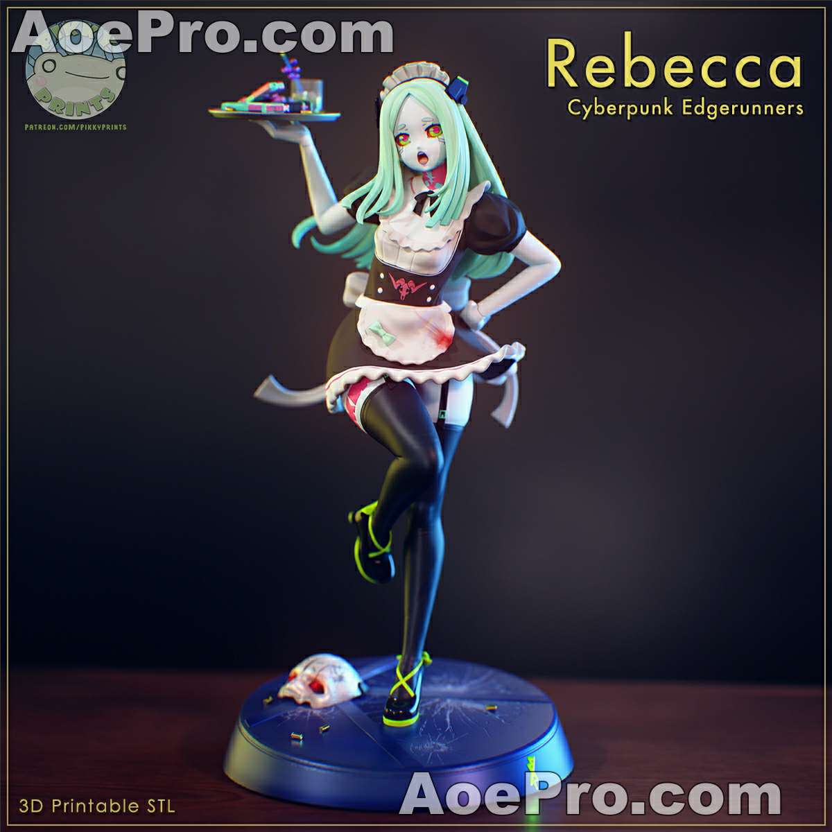 图片[2]|Rebecca - Cyberpunk Edgerunners - 3D Print Model - NXlfB1|NXlfB1