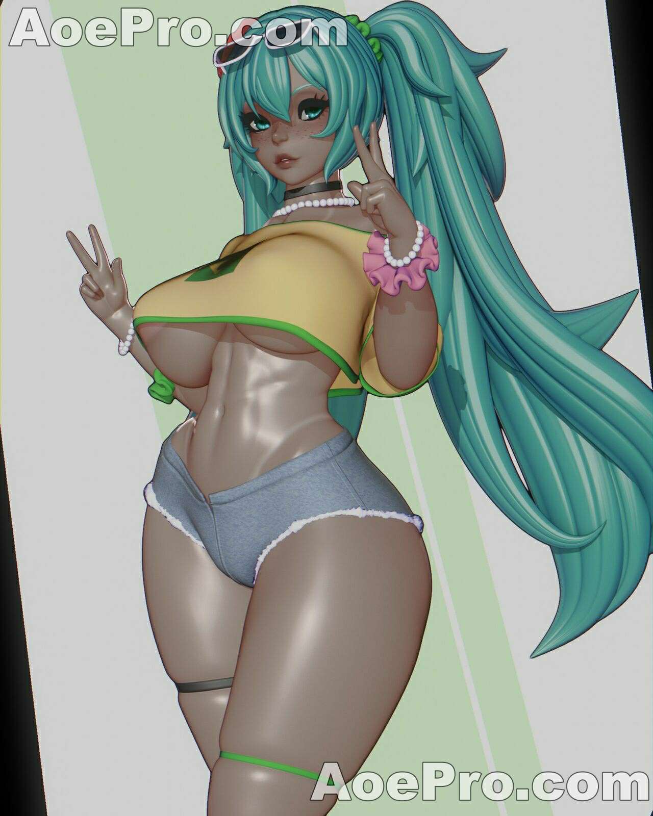 图片[2]|Rushzilla - Miku 3D Print Model - NXlfB1|NXlfB1