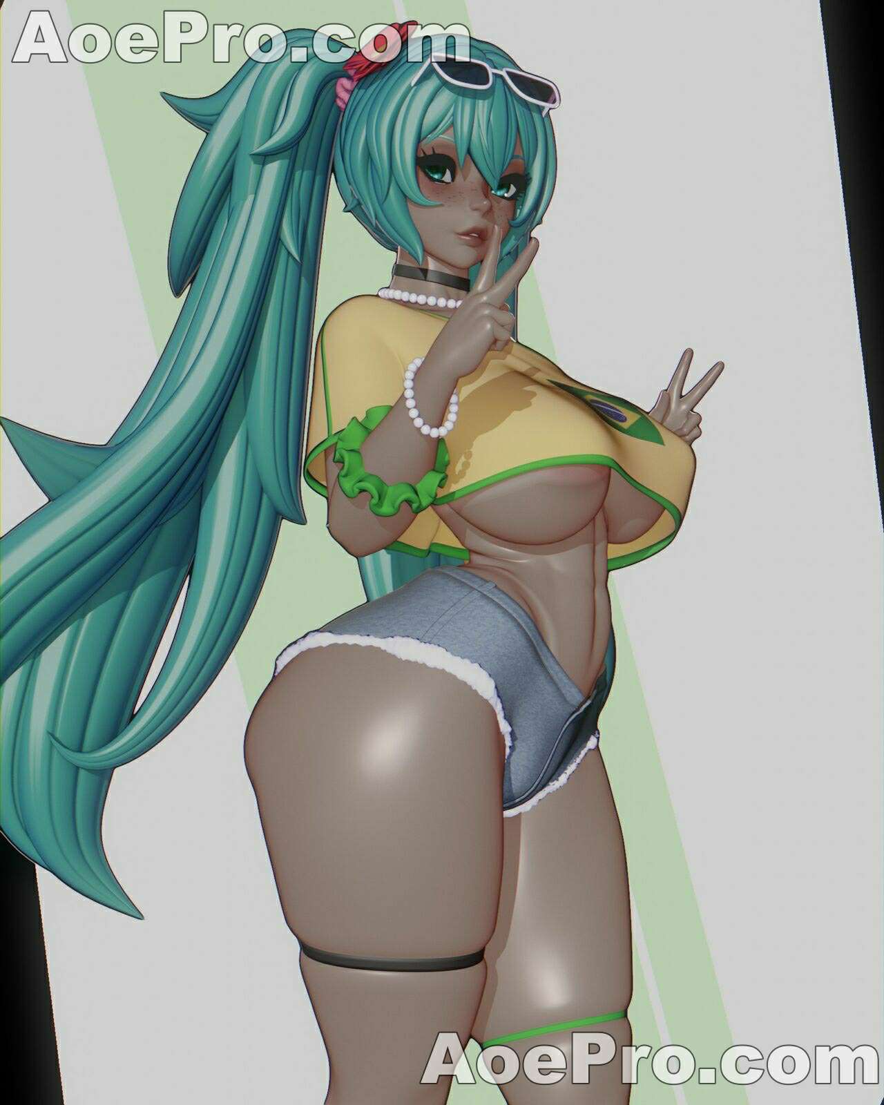 图片[4]|Rushzilla - Miku 3D Print Model - NXlfB1|NXlfB1