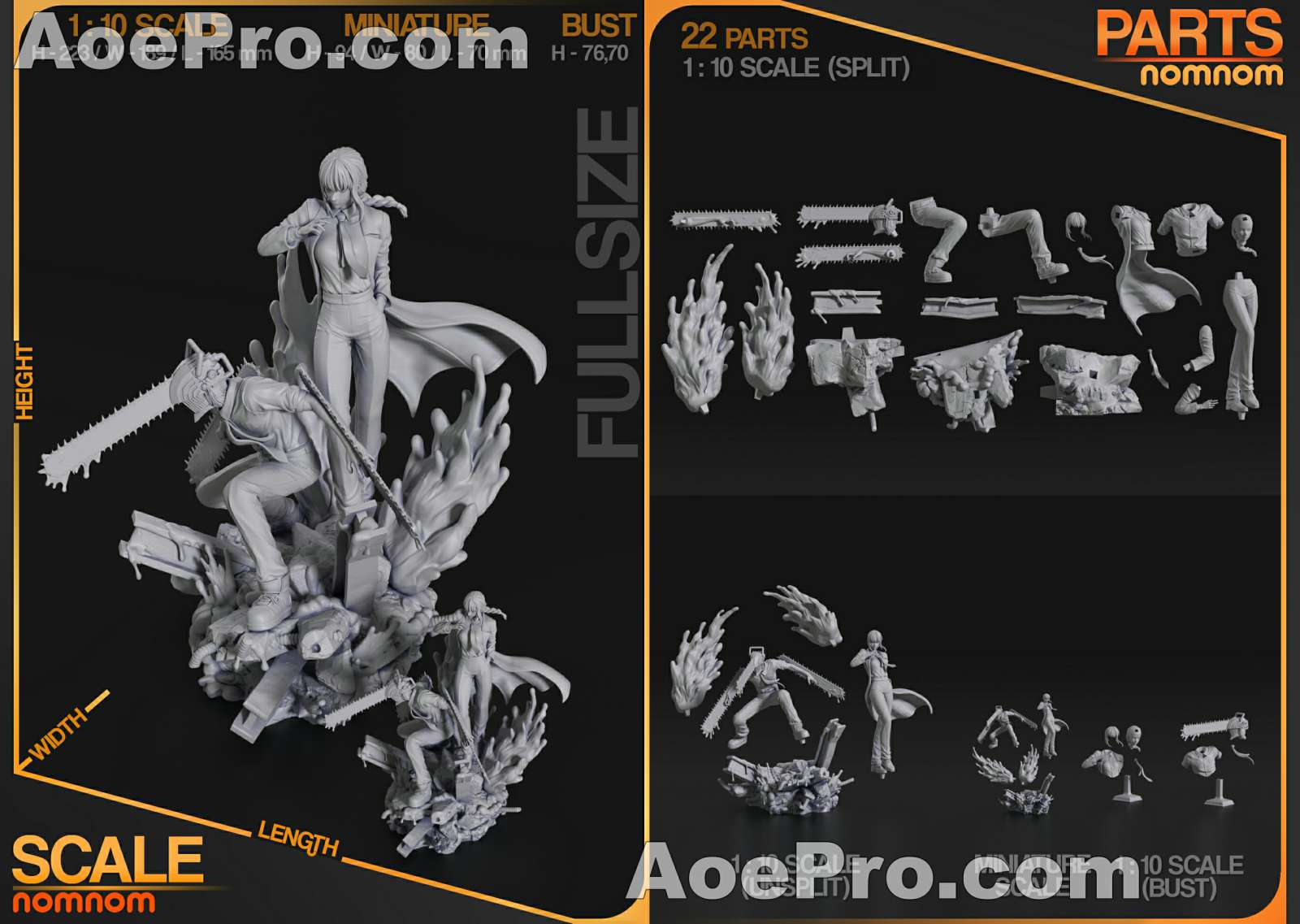 图片[7]|Nomnom Figures - Makima and Denji from Chainsaw Man – 3D PRINTABLE Figure STL - NXlfB1|NXlfB1