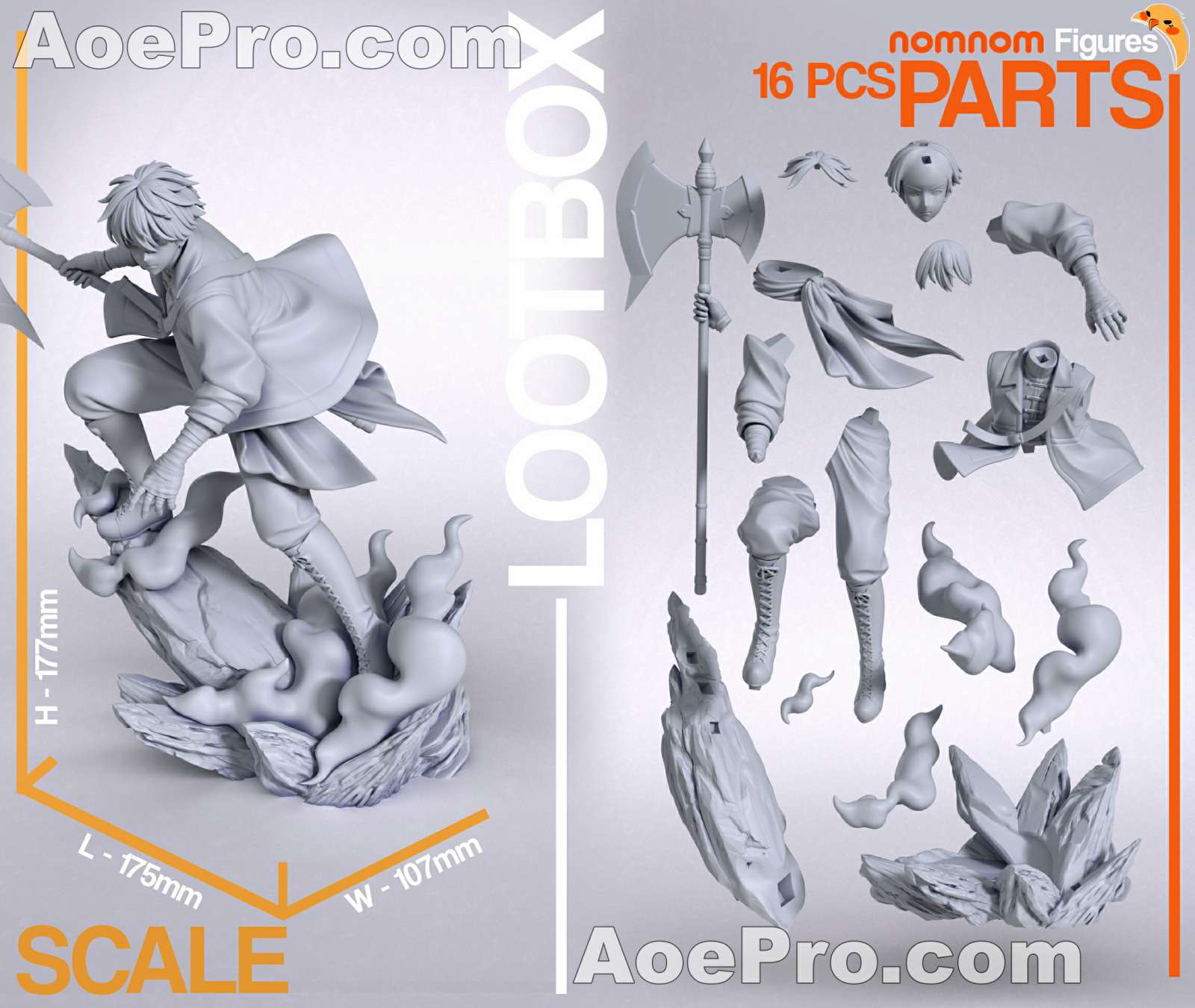 图片[1]|Nomnom Figures - Stark – 3D PRINTABLE Figure STL - NXlfB1|NXlfB1