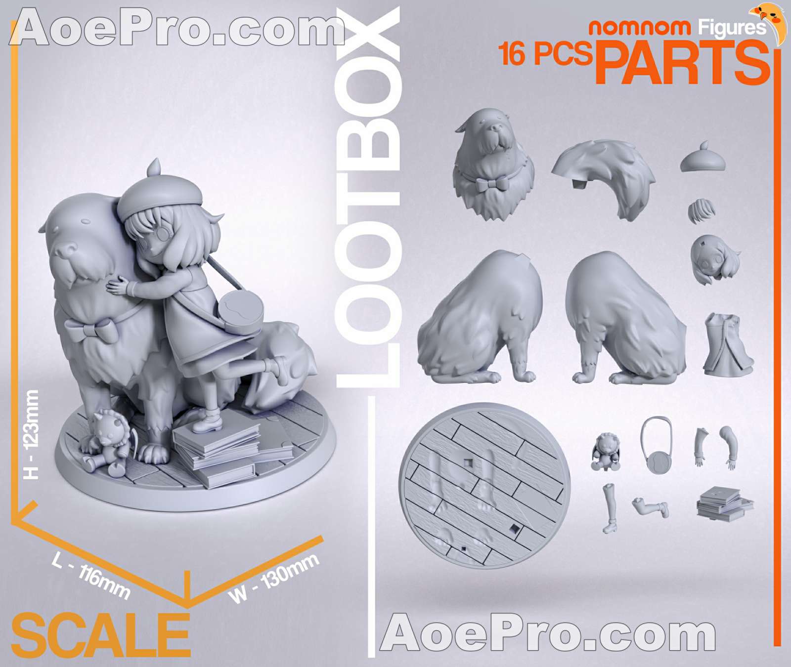 图片[1]|NomNom Figures - Anya x Bond - 3D Print Model - NXlfB1|NXlfB1