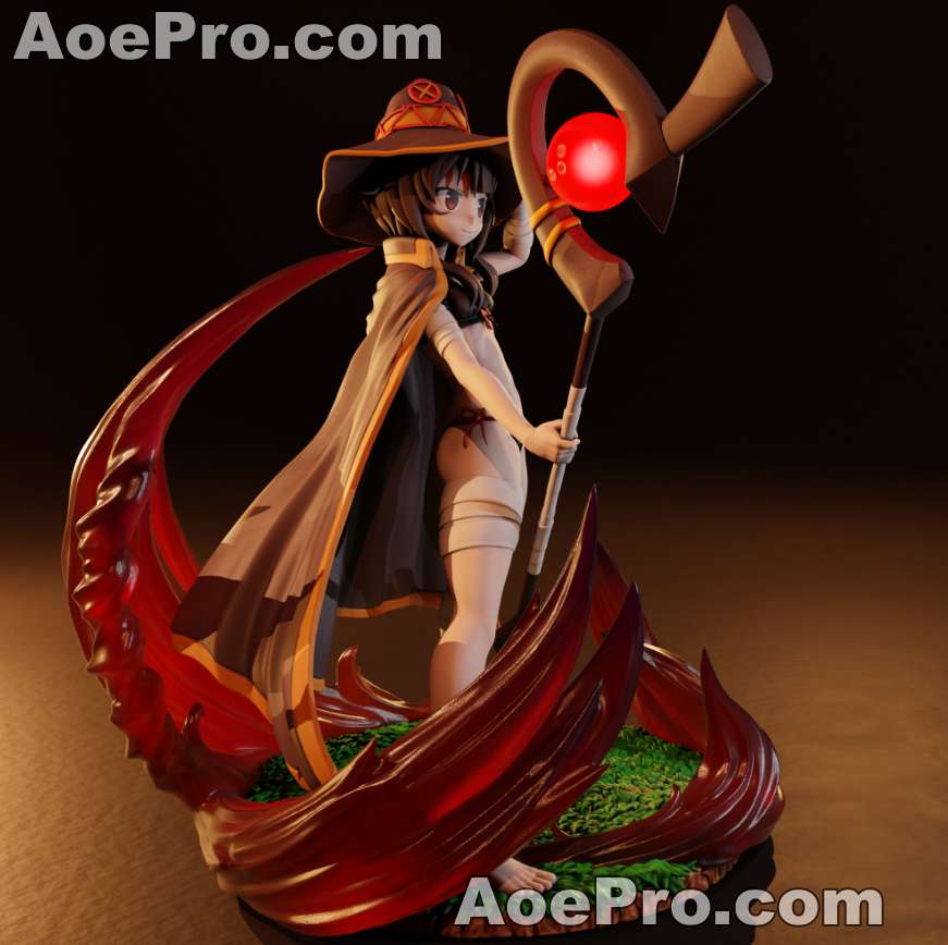 图片[5]|Megumin Sexy Attack - Konosuba – 3D PRINTABLE Figure STL - NXlfB1|NXlfB1