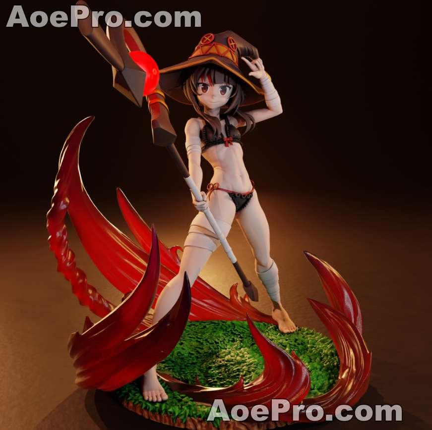 图片[6]|Megumin Sexy Attack - Konosuba – 3D PRINTABLE Figure STL - NXlfB1|NXlfB1