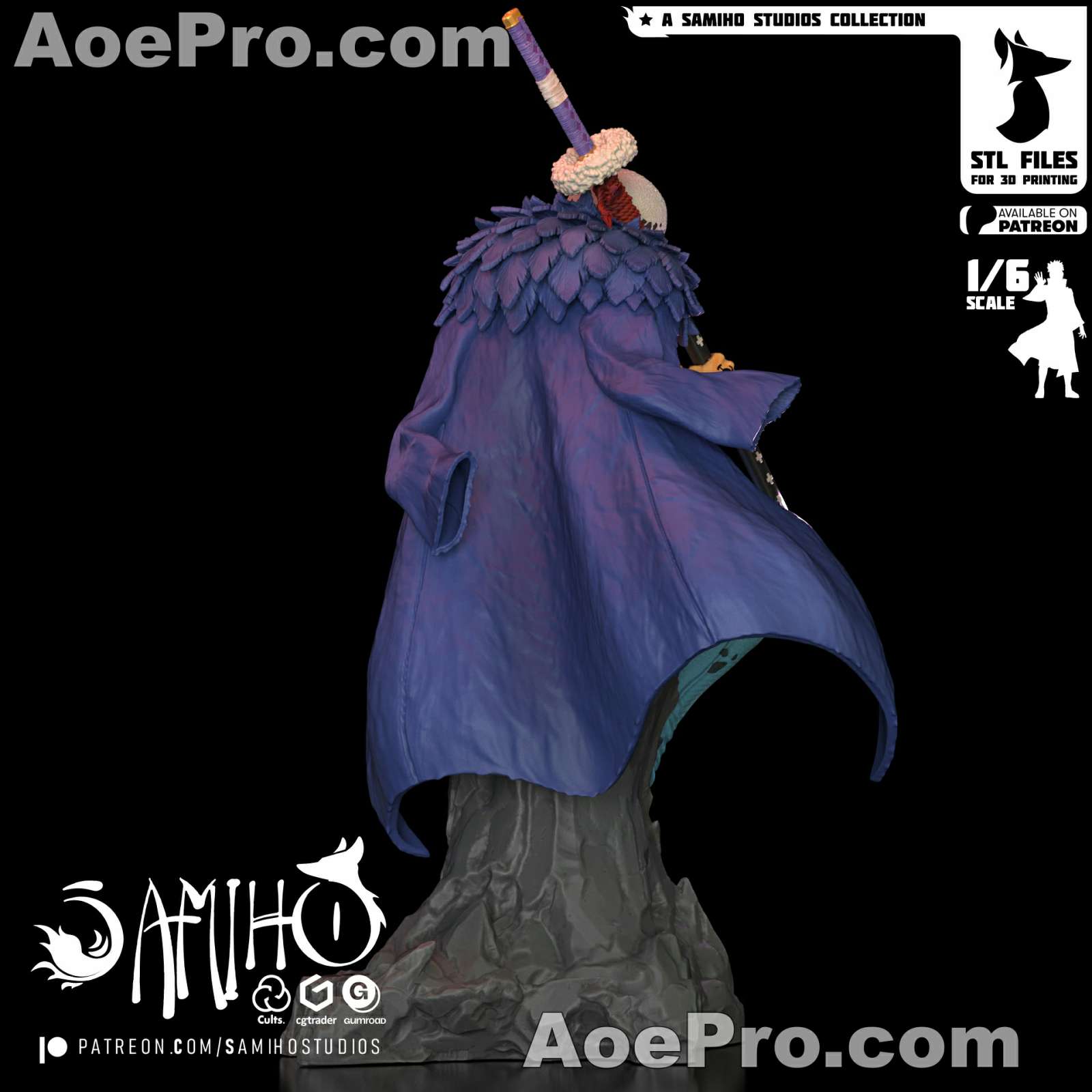 图片[3]|Samiho Studios Trafalgar Law – 3D PRINTABLE Figure STL - NXlfB1|NXlfB1