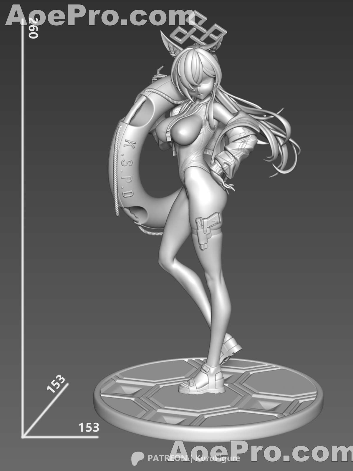 图片[7]|Kuru Figures Kanna (Swimsuit) Blue Archive – 3D PRINTABLE Figure STL - NXlfB1|NXlfB1