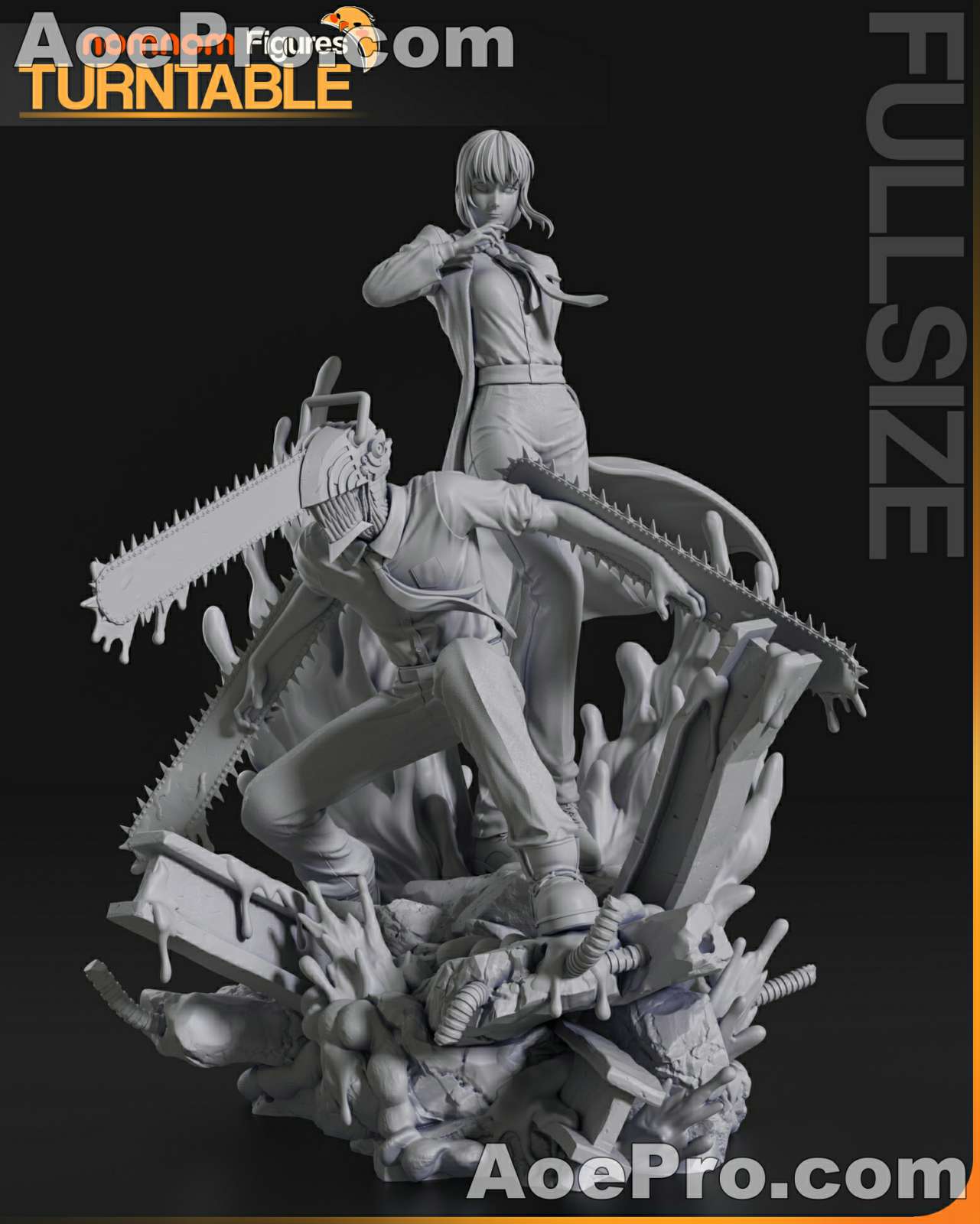 图片[4]|Nomnom Figures - Makima and Denji from Chainsaw Man – 3D PRINTABLE Figure STL - NXlfB1|NXlfB1