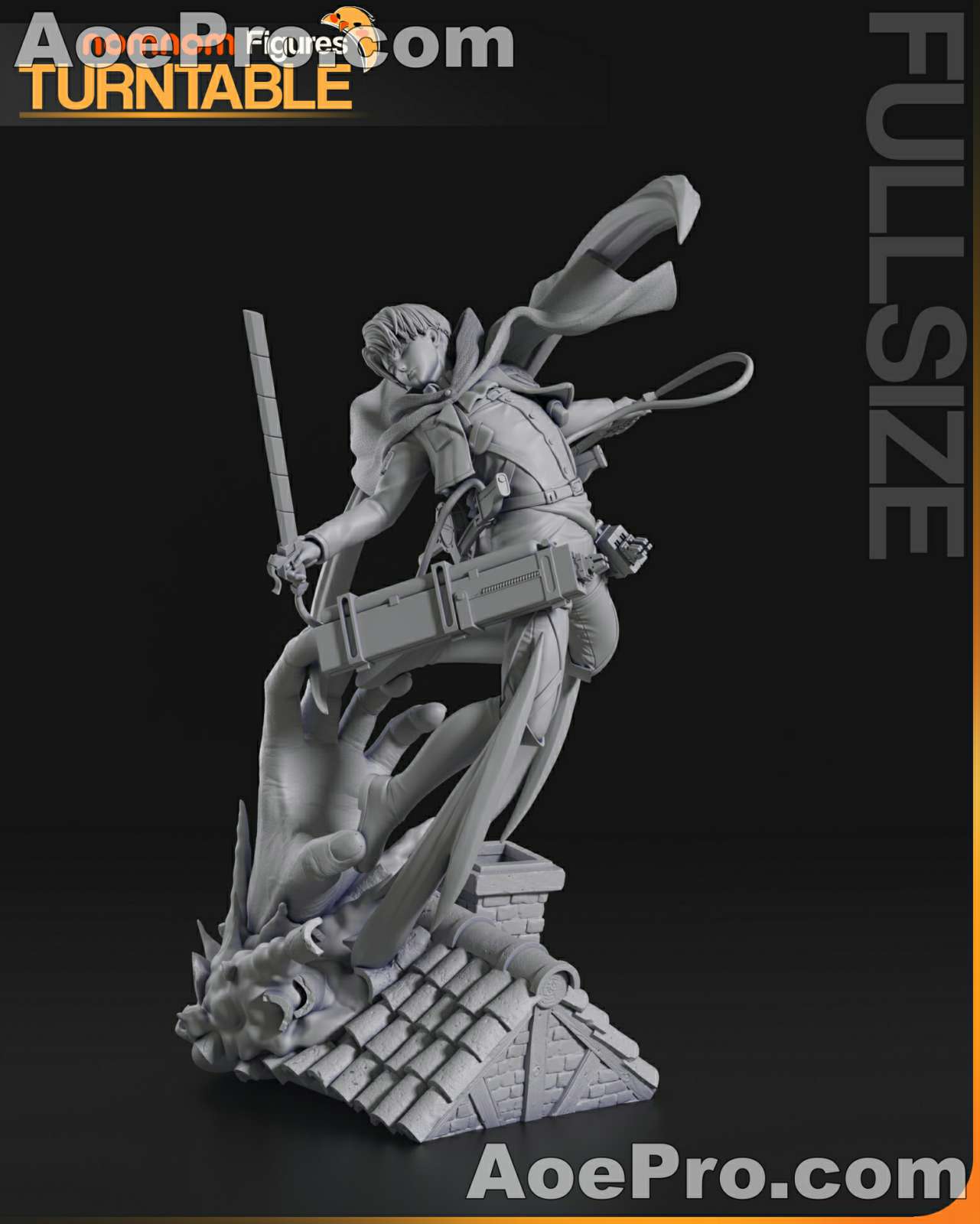 图片[4]|Nomnom Figures - Levi from Attack on Titan – 3D PRINTABLE Figure STL - NXlfB1|NXlfB1