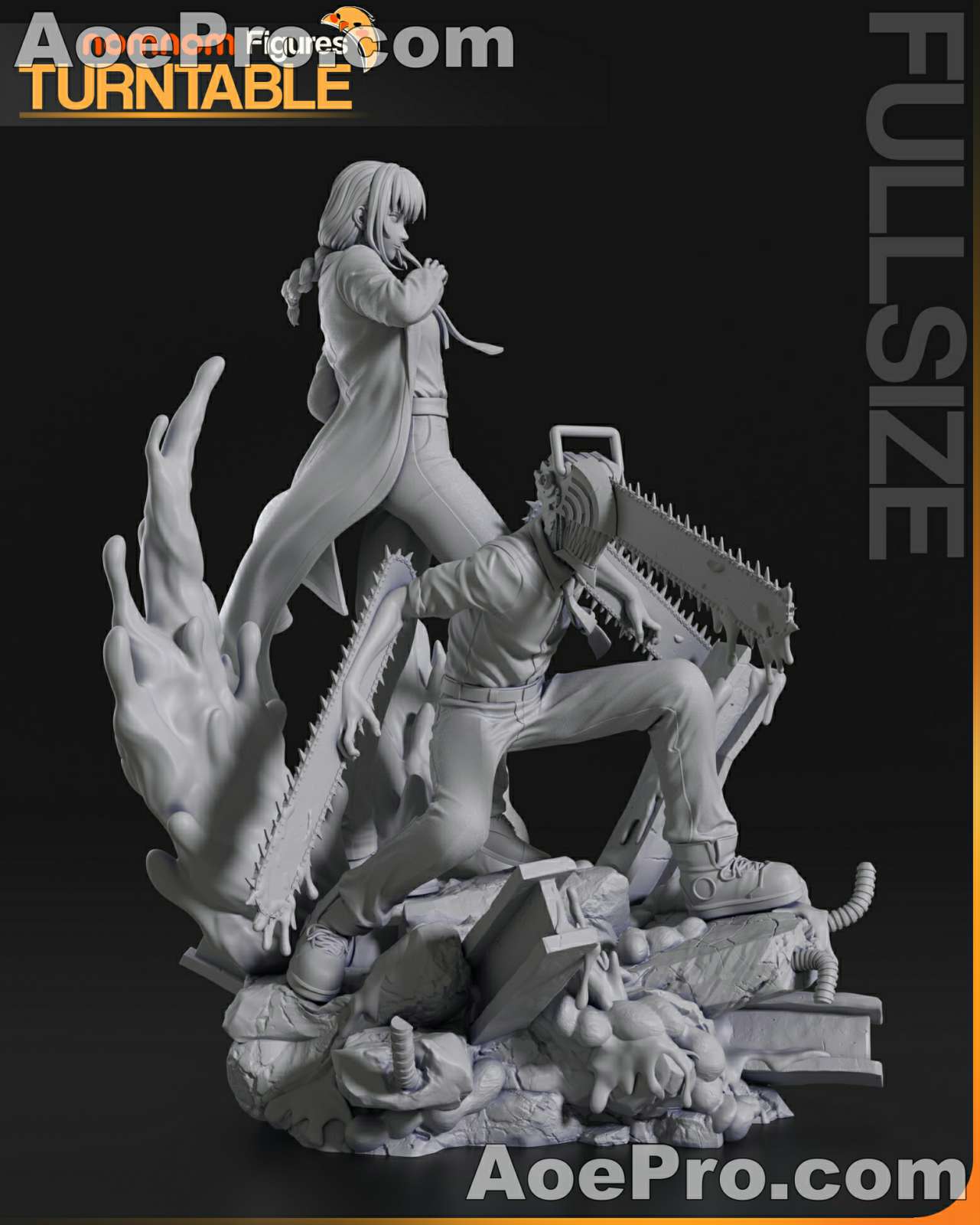 图片[5]|Nomnom Figures - Makima and Denji from Chainsaw Man – 3D PRINTABLE Figure STL - NXlfB1|NXlfB1