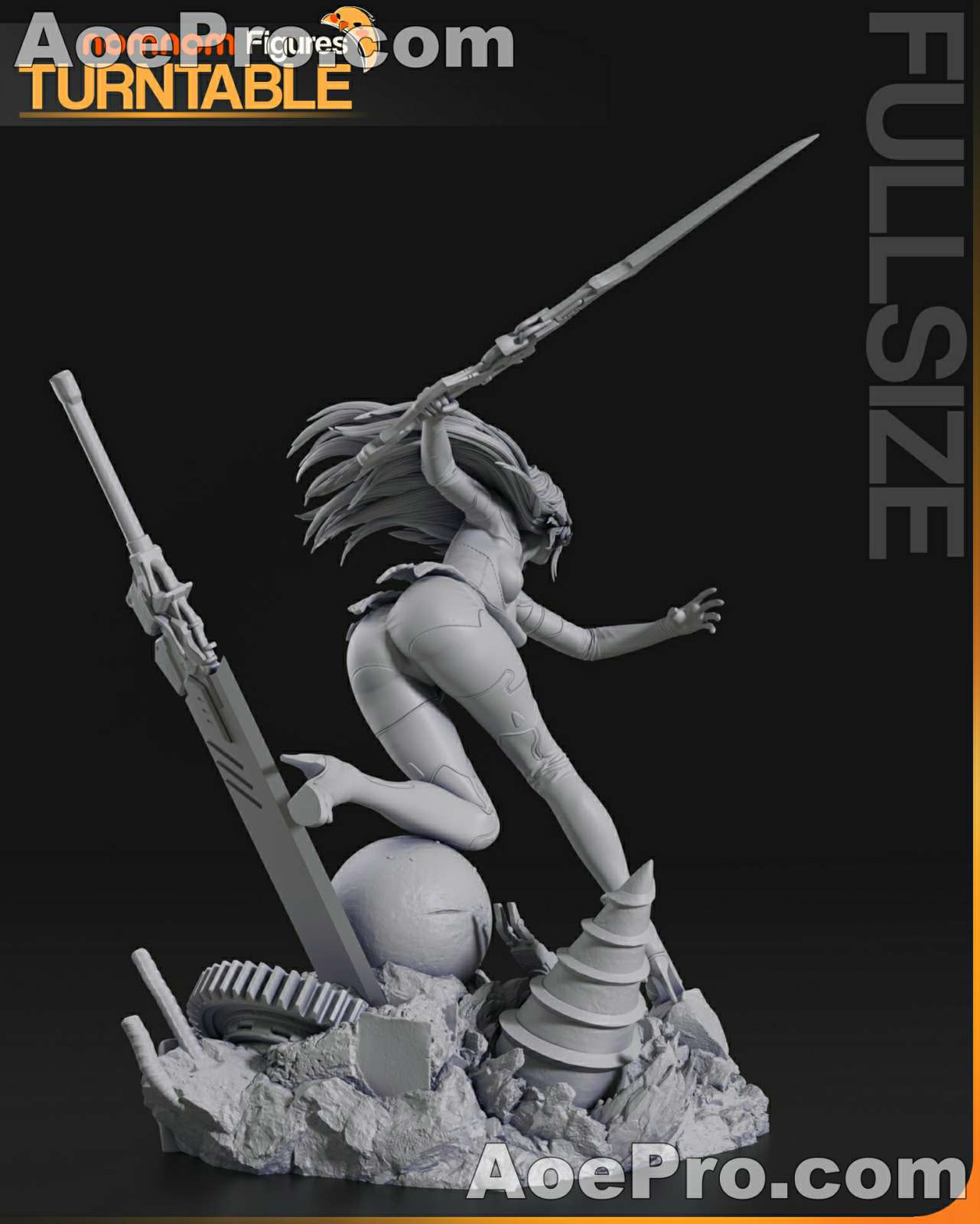 图片[4]|NomNom Figures - A2 - NieR Automata – 3D PRINTABLE Figure STL - NXlfB1|NXlfB1