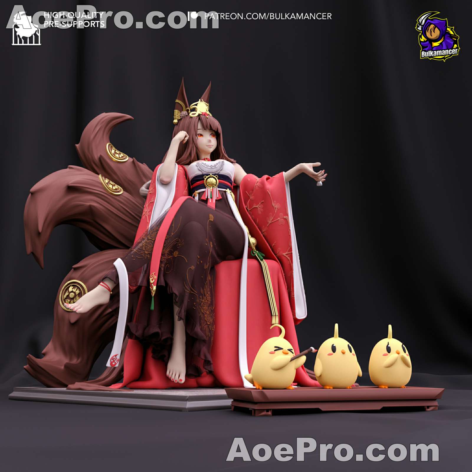 图片[2]|Bulkamancer Sculpts - Dimitri & Pensive Kitsune – 3D PRINTABLE Figure STL - NXlfB1|NXlfB1