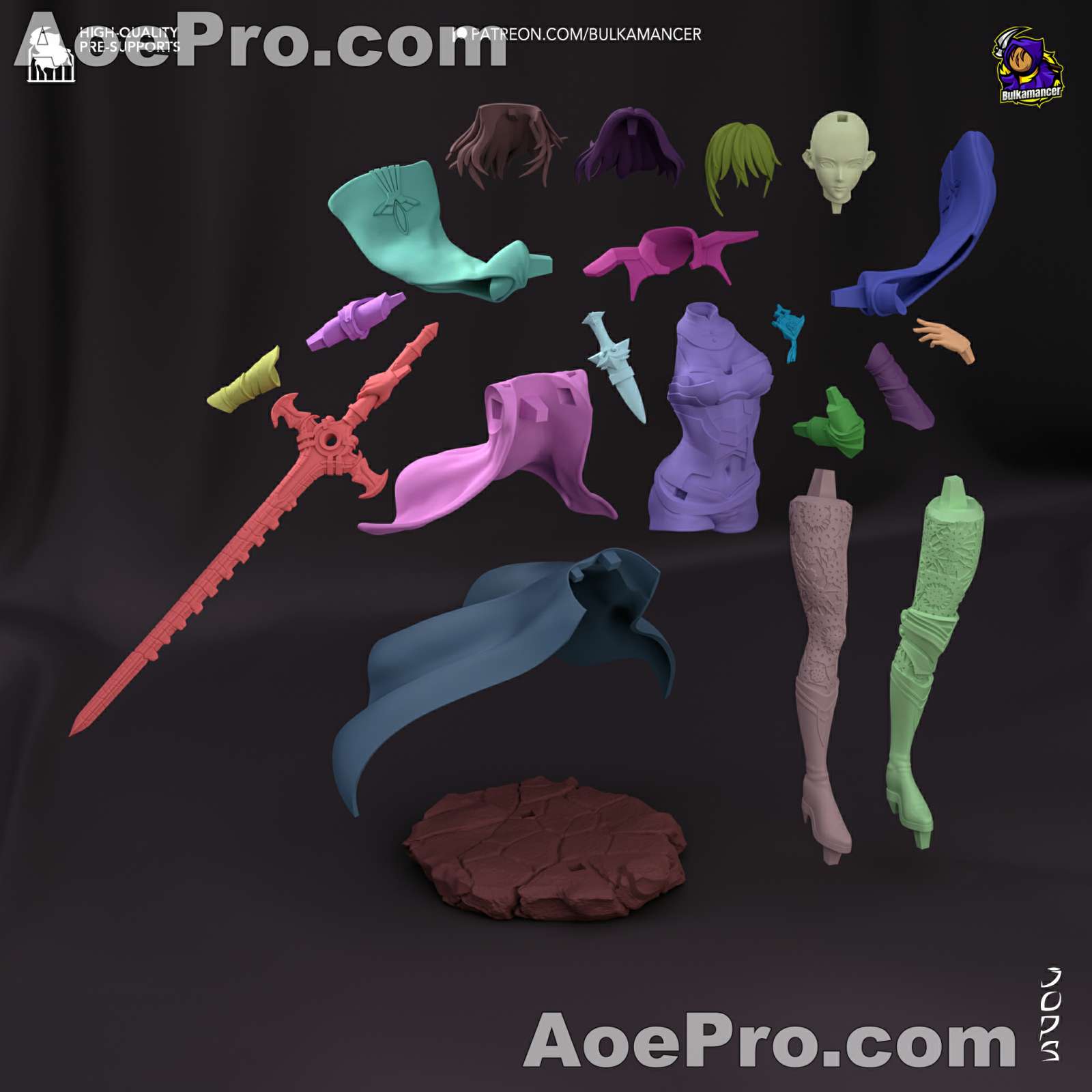 图片[6]|Bulkamancer Sculpts - Ashen Professor – 3D PRINTABLE Figure STL - NXlfB1|NXlfB1