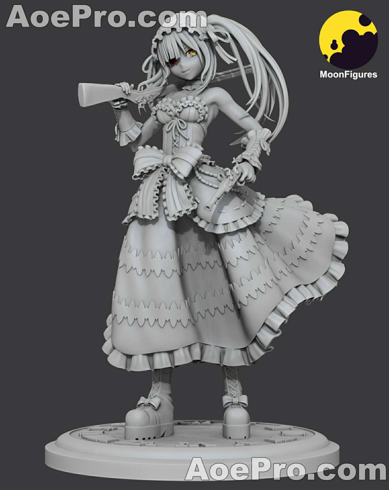 图片[2]|Moon Figures - Kurumi Tokisaki – 3D PRINTABLE Figure STL - NXlfB1|NXlfB1