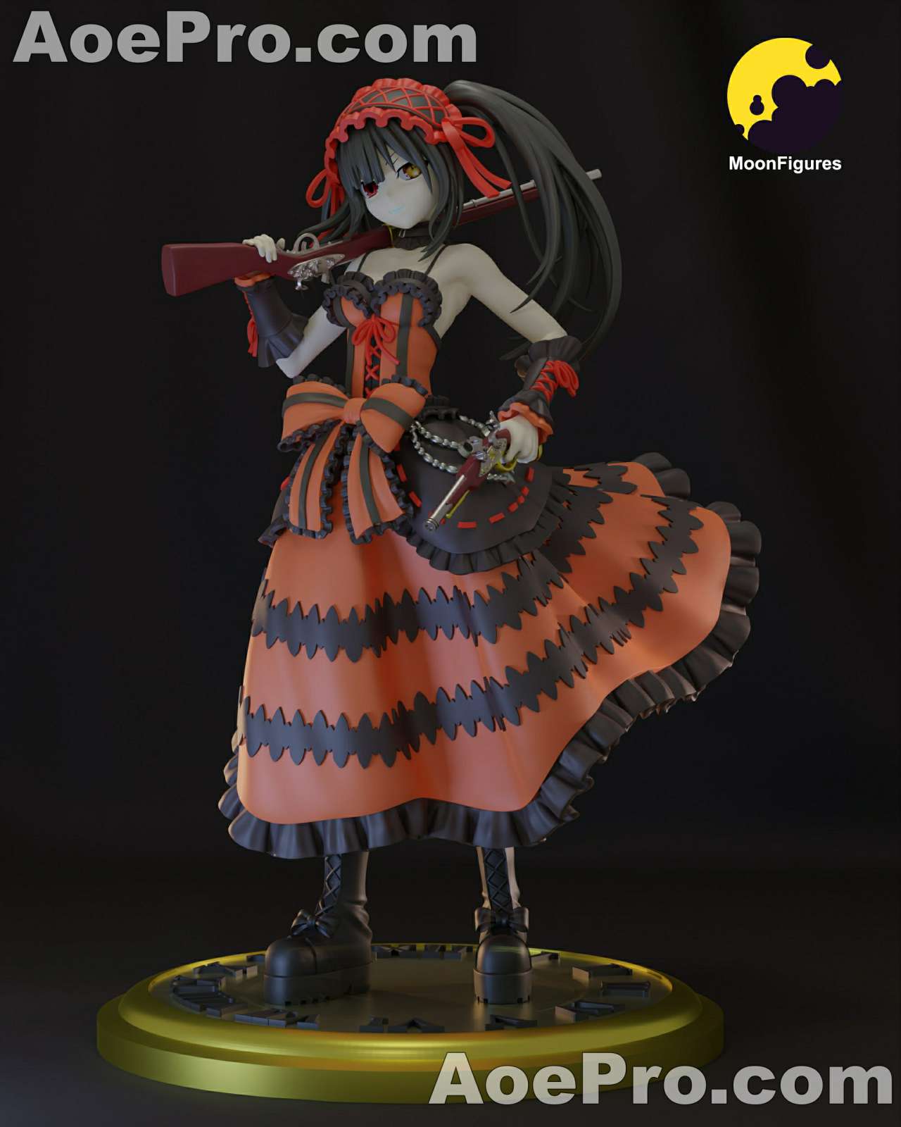 图片[1]|Moon Figures - Kurumi Tokisaki – 3D PRINTABLE Figure STL - NXlfB1|NXlfB1