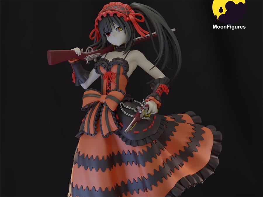 Moon Figures - Kurumi Tokisaki – 3D PRINTABLE Figure STL - NXlfB1|NXlfB1