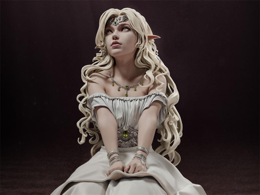 Elf Princess – 3D PRINTABLE Figure STL - NXlfB1|NXlfB1