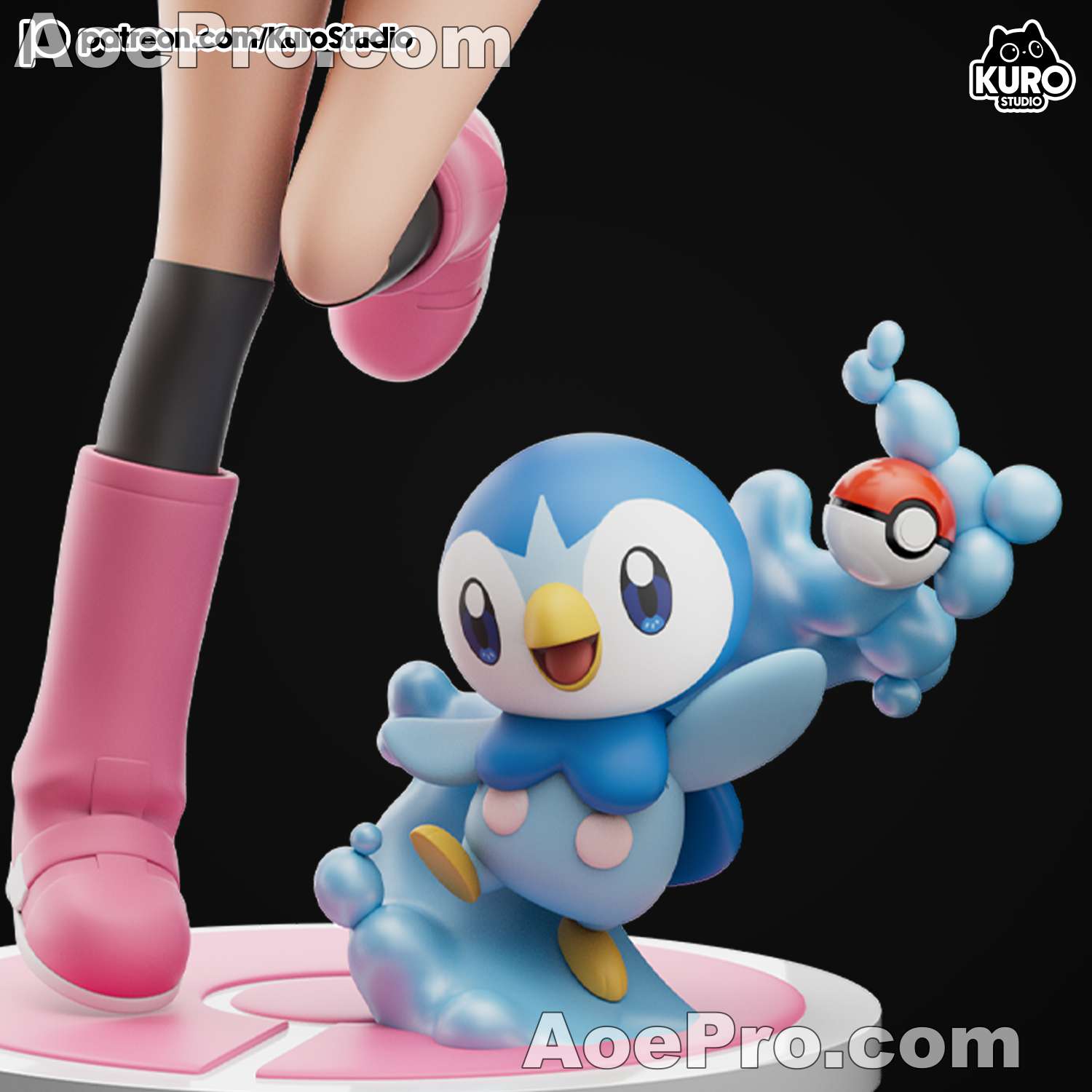 图片[3]|Kuro Studio - Dawn & Piplup – 3D Print Model Figure STL - NXlfB1|NXlfB1