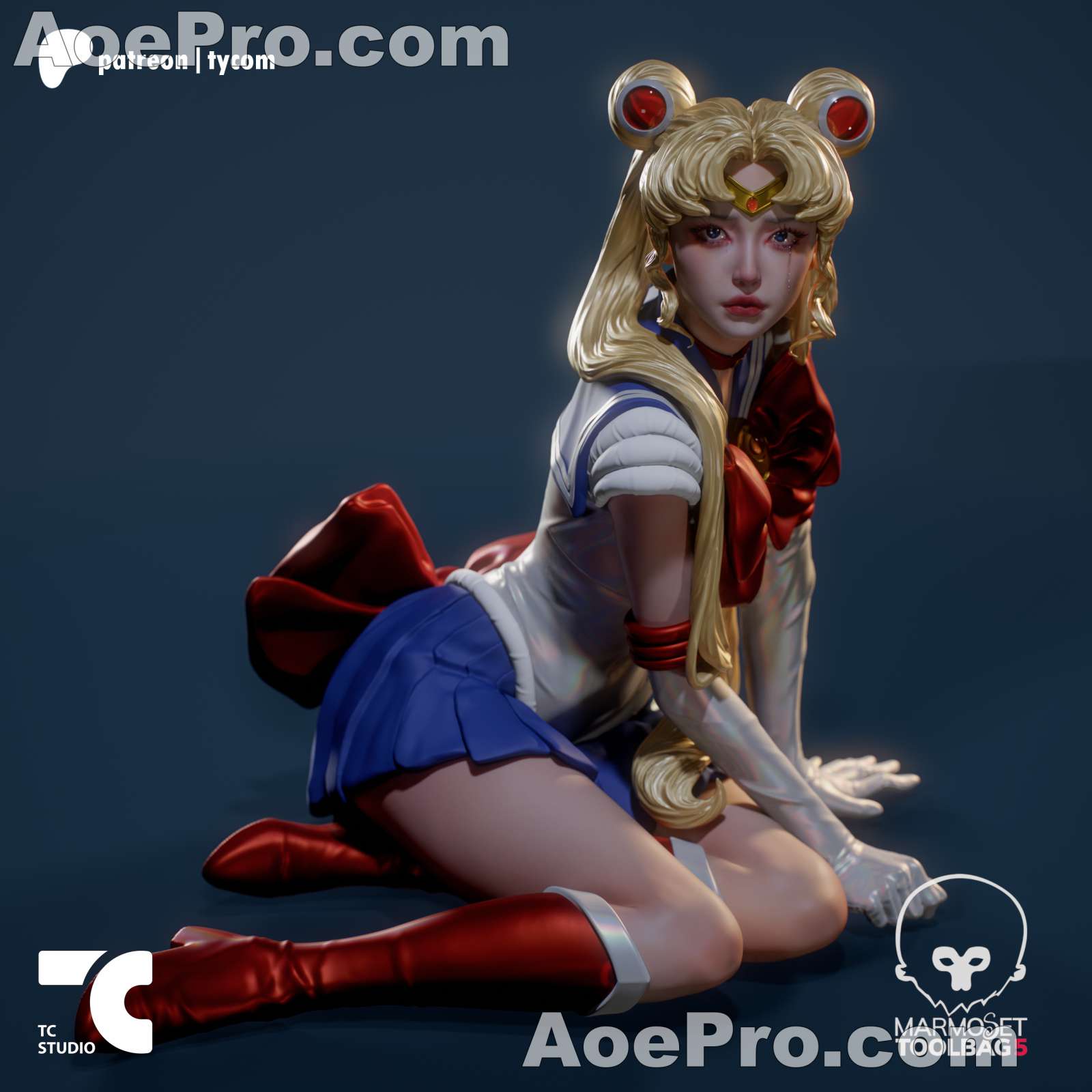 图片[2]|TC Random Collectibles - Sailor Moon – 3D Print Model Figure STL - NXlfB1|NXlfB1