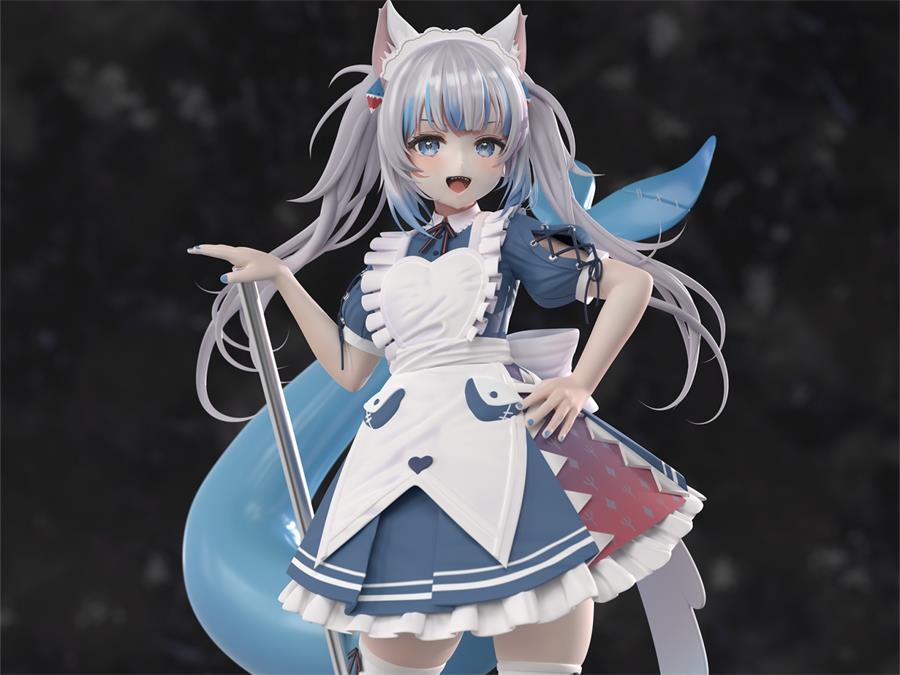 Gawr Gura – 3D PRINTABLE Figure STL - NXlfB1|NXlfB1