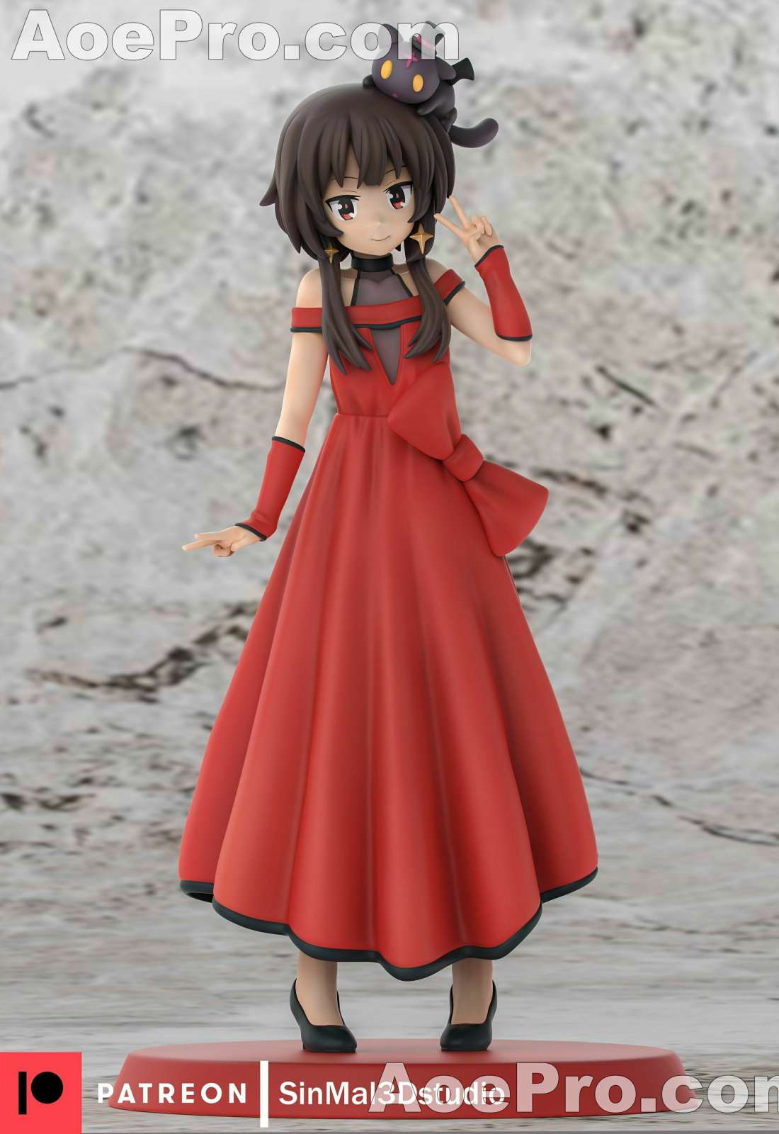 图片[4]|Sin3Dstudio - Konosuba Megumin – 3D PRINTABLE Figure STL - NXlfB1|NXlfB1