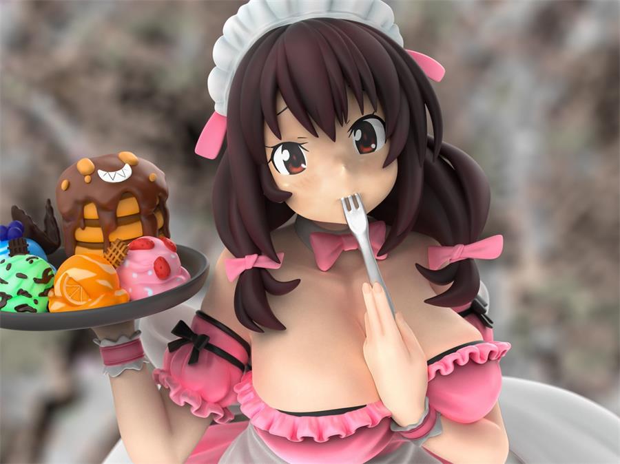 Sin3Dstudio - Konosuba YunYun – 3D PRINTABLE Figure STL - NXlfB1|NXlfB1