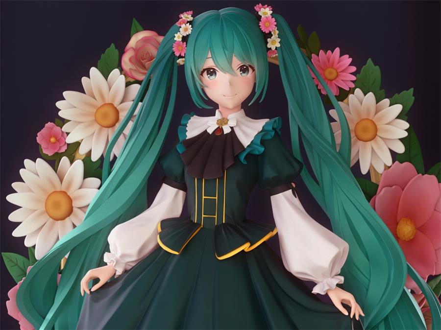 Bulkamancer Sculpts - Hatsune Miku – 3D PRINTABLE Figure STL - NXlfB1|NXlfB1