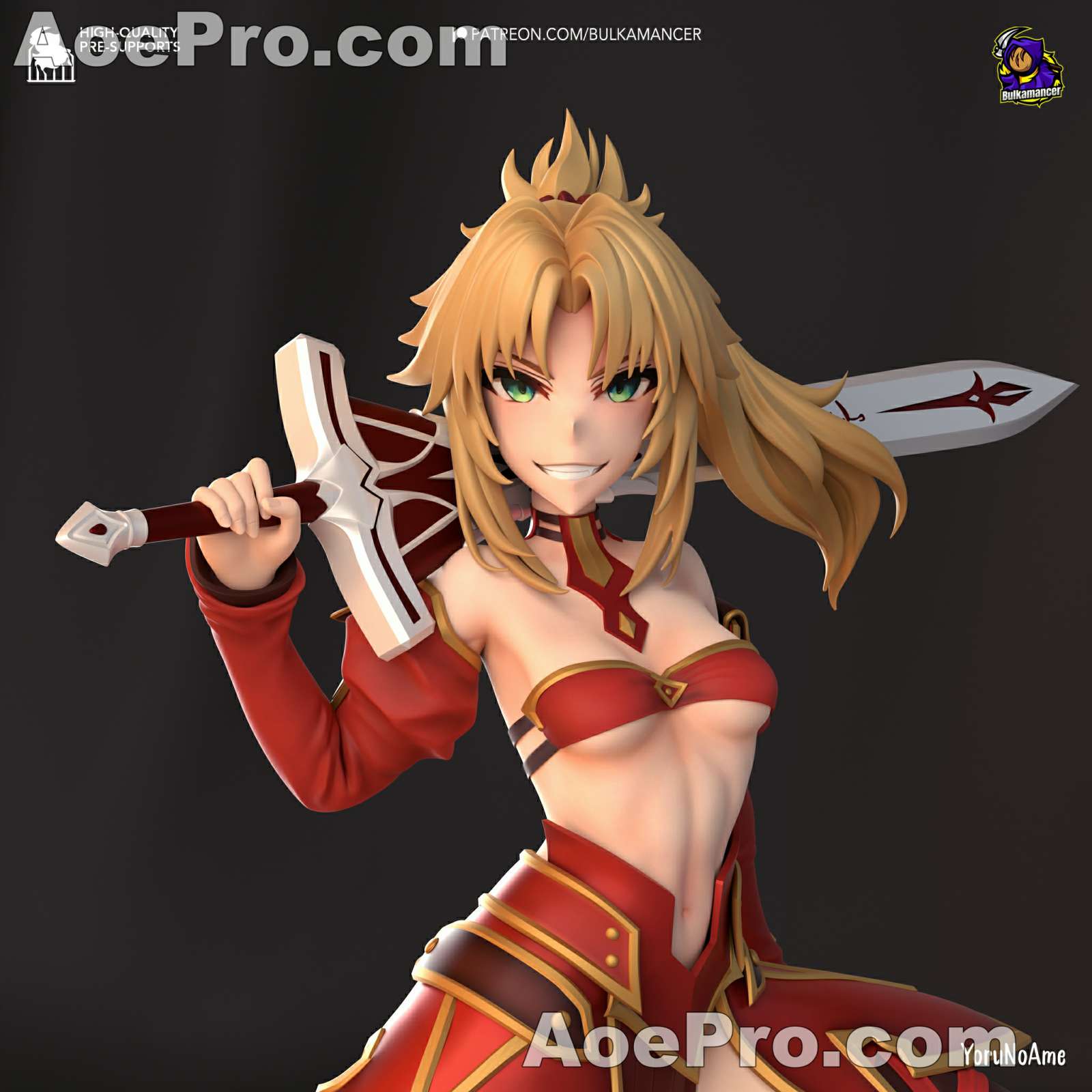 图片[1]|Bulkamancer Sculpts - Mordred Pendragon – 3D PRINTABLE Figure STL - NXlfB1|NXlfB1