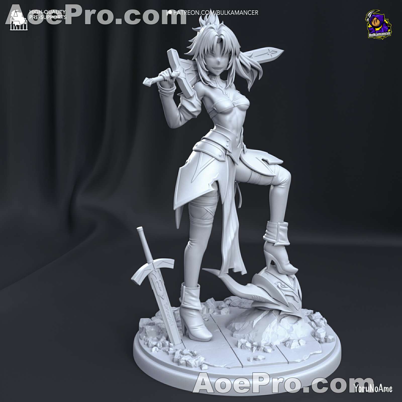 图片[9]|Bulkamancer Sculpts - Mordred Pendragon – 3D PRINTABLE Figure STL - NXlfB1|NXlfB1