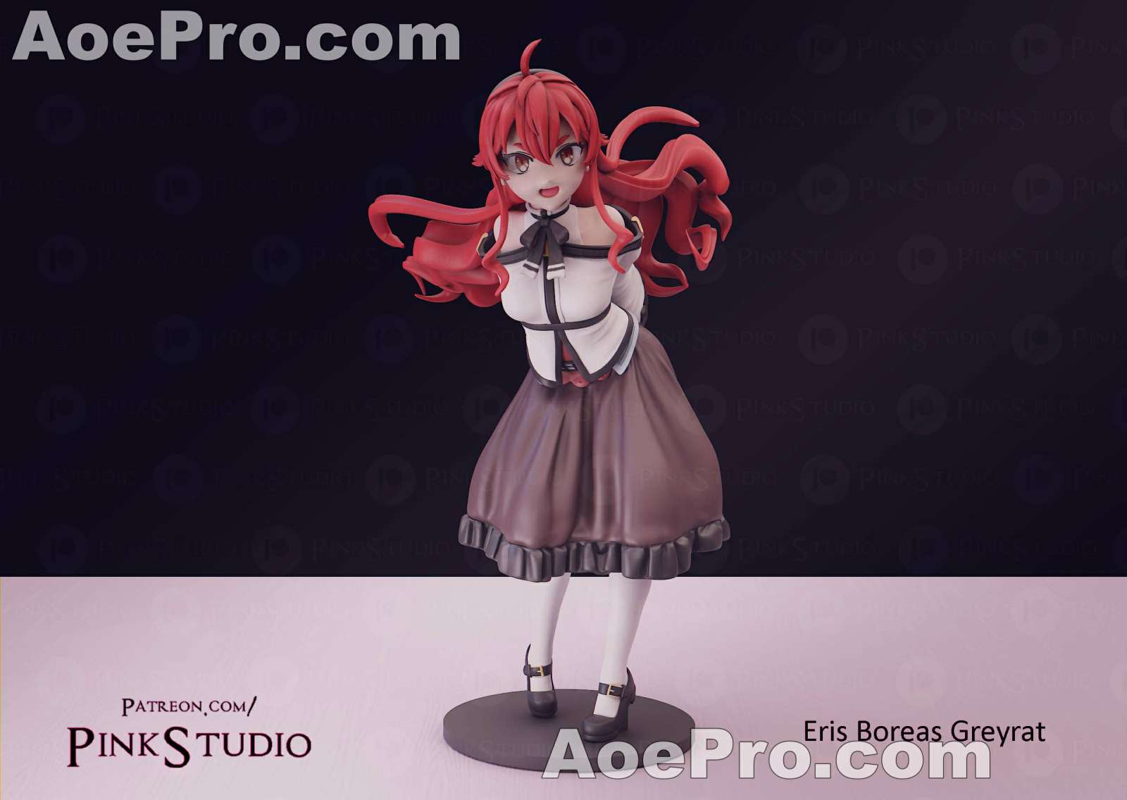 图片[1]|Pink Studio - Eris Boreas Greyrat - Mushoko Tensei – 3D PRINTABLE Figure STL - NXlfB1|NXlfB1